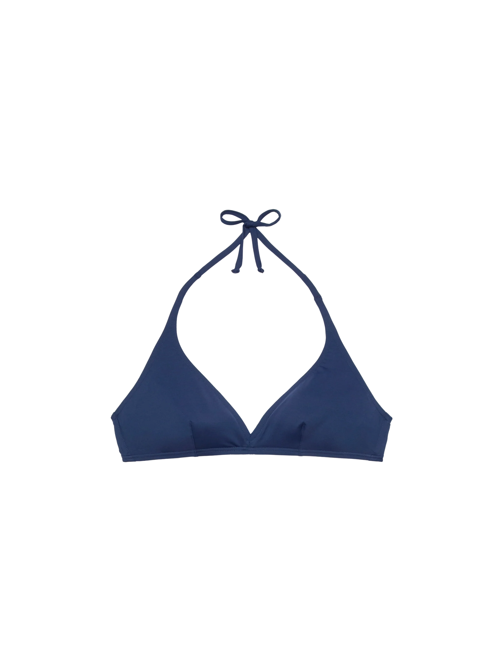 Gaia navy blue triangle bralette top