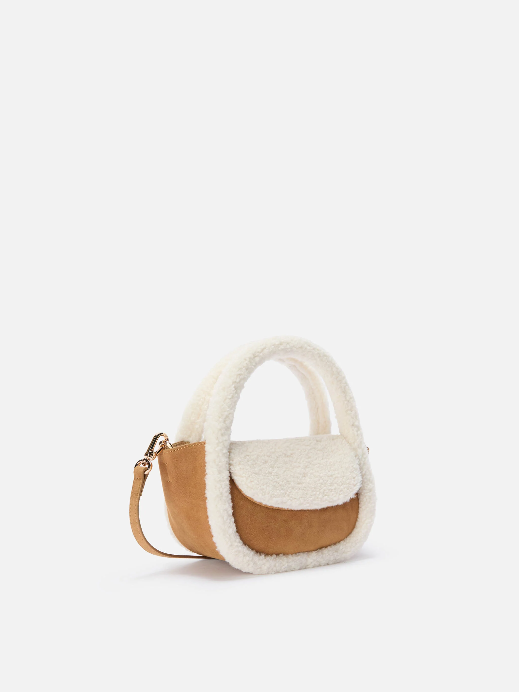 Gilda Mutton suede beige bag - Image 3