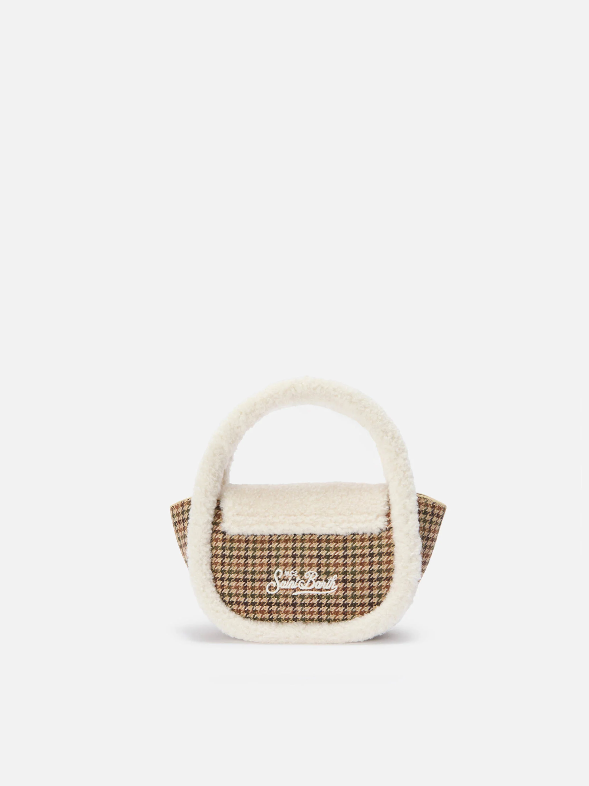 Gilda Mutton wool pied de poule bag - Image 4