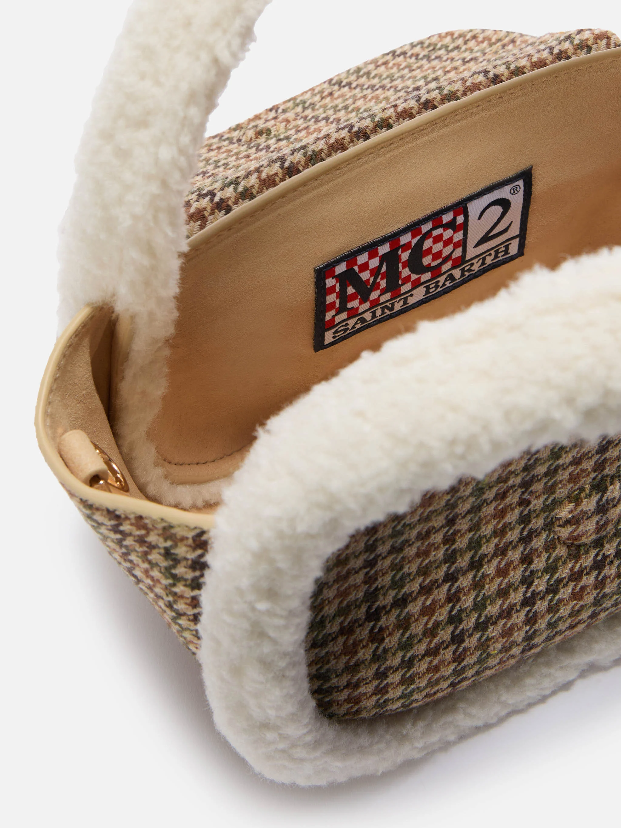 Gilda Mutton wool pied de poule bag - Image 5