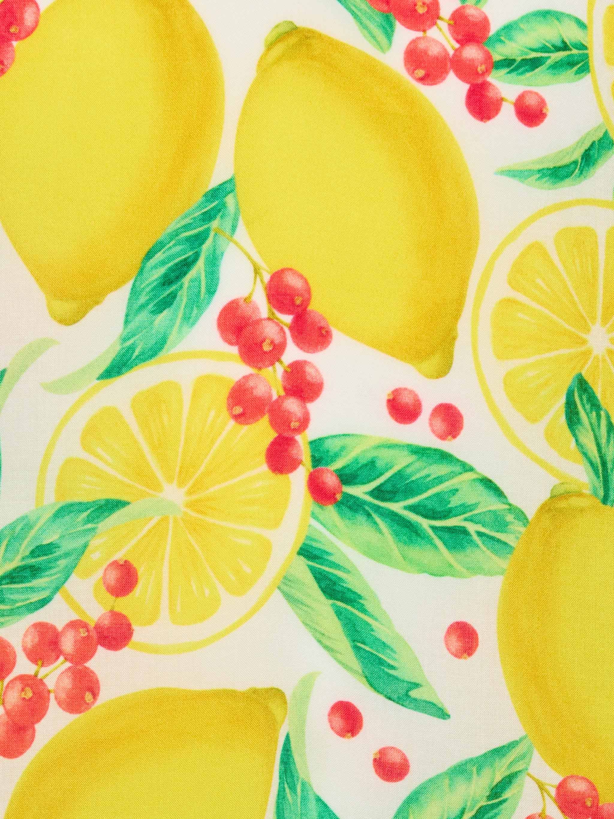 Ginza caftan with lemon print - Image 3