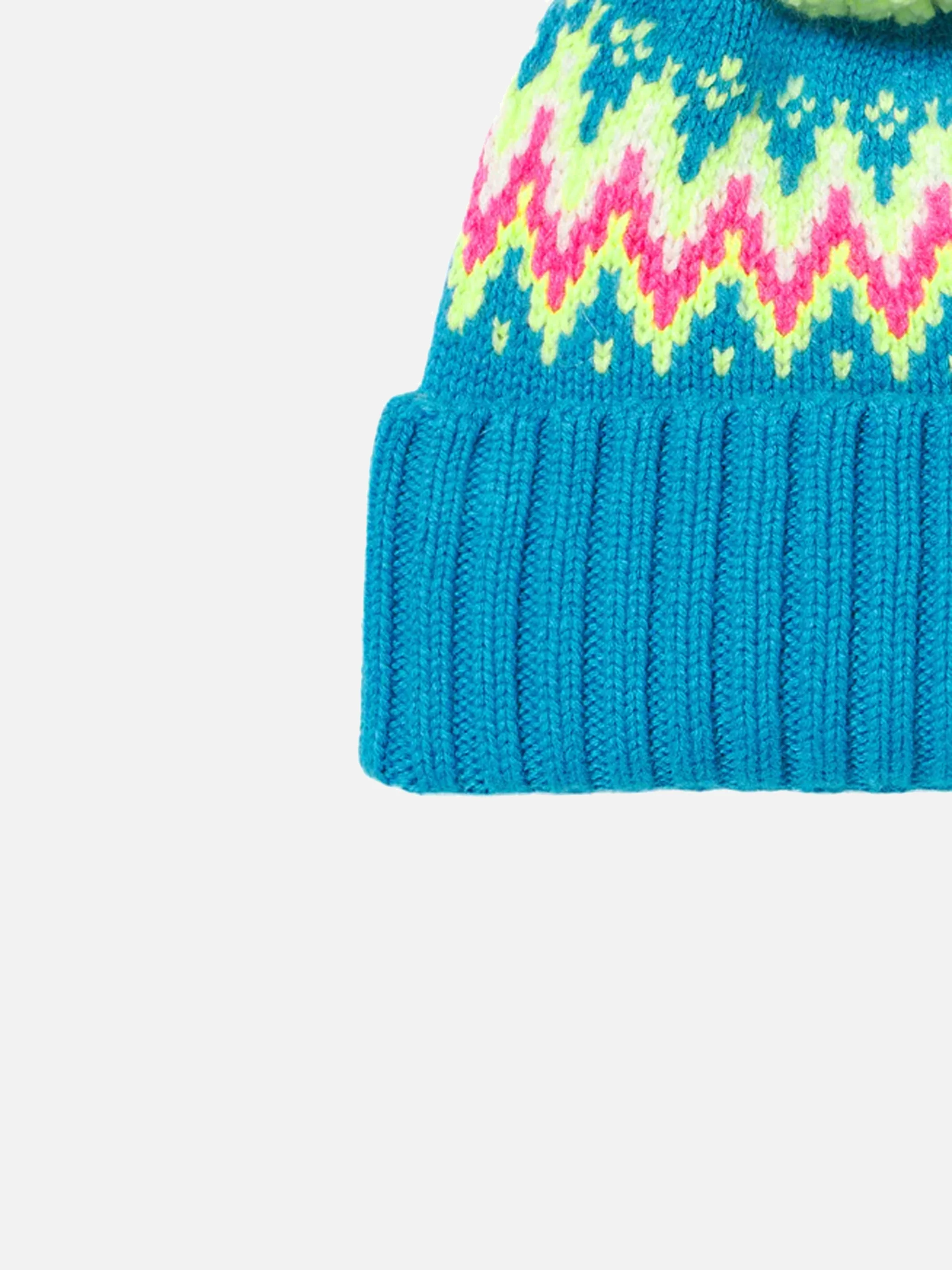 Girl beanie with pompon - Image 3