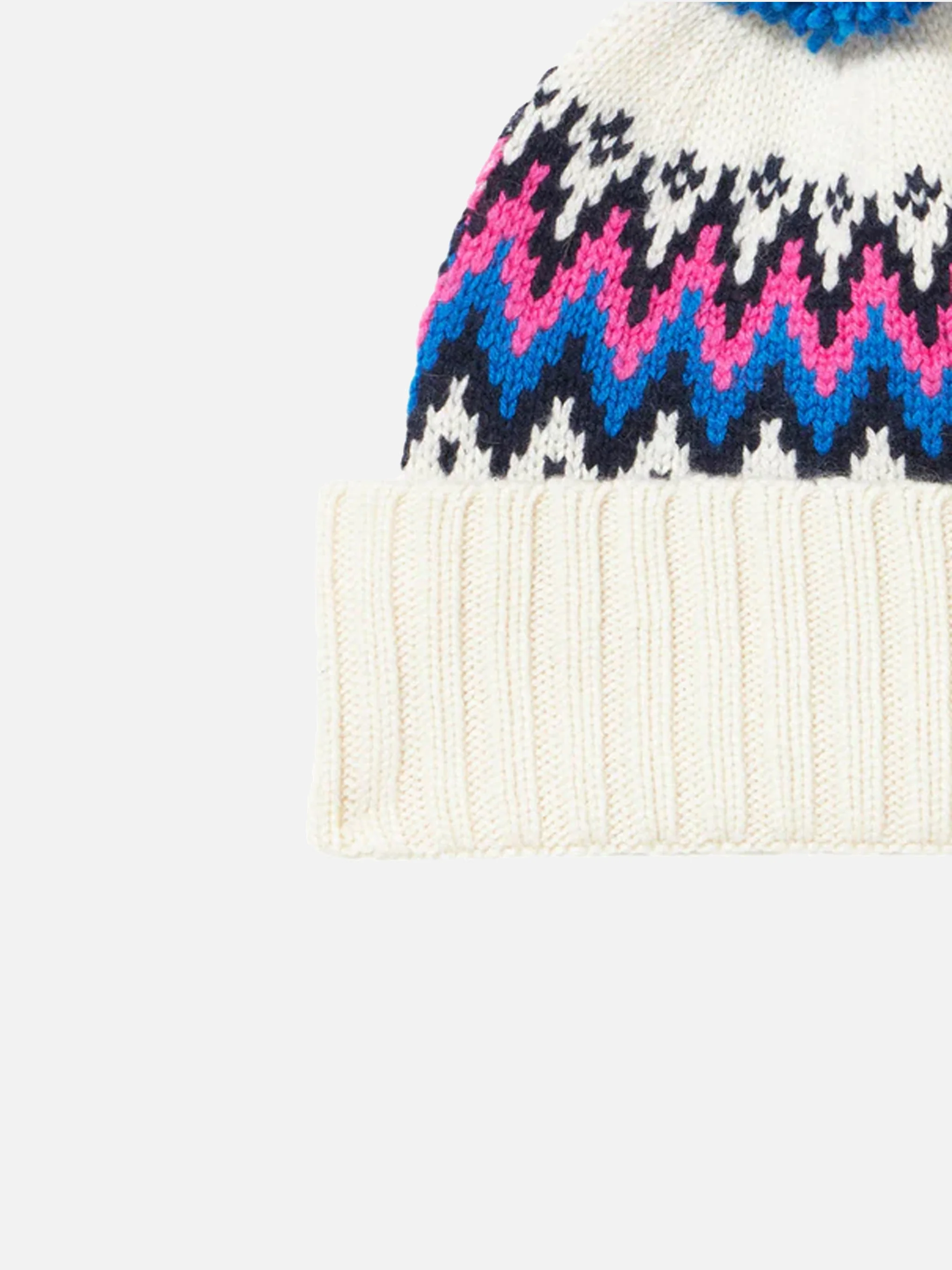 Girl beanie with pompon - Image 2