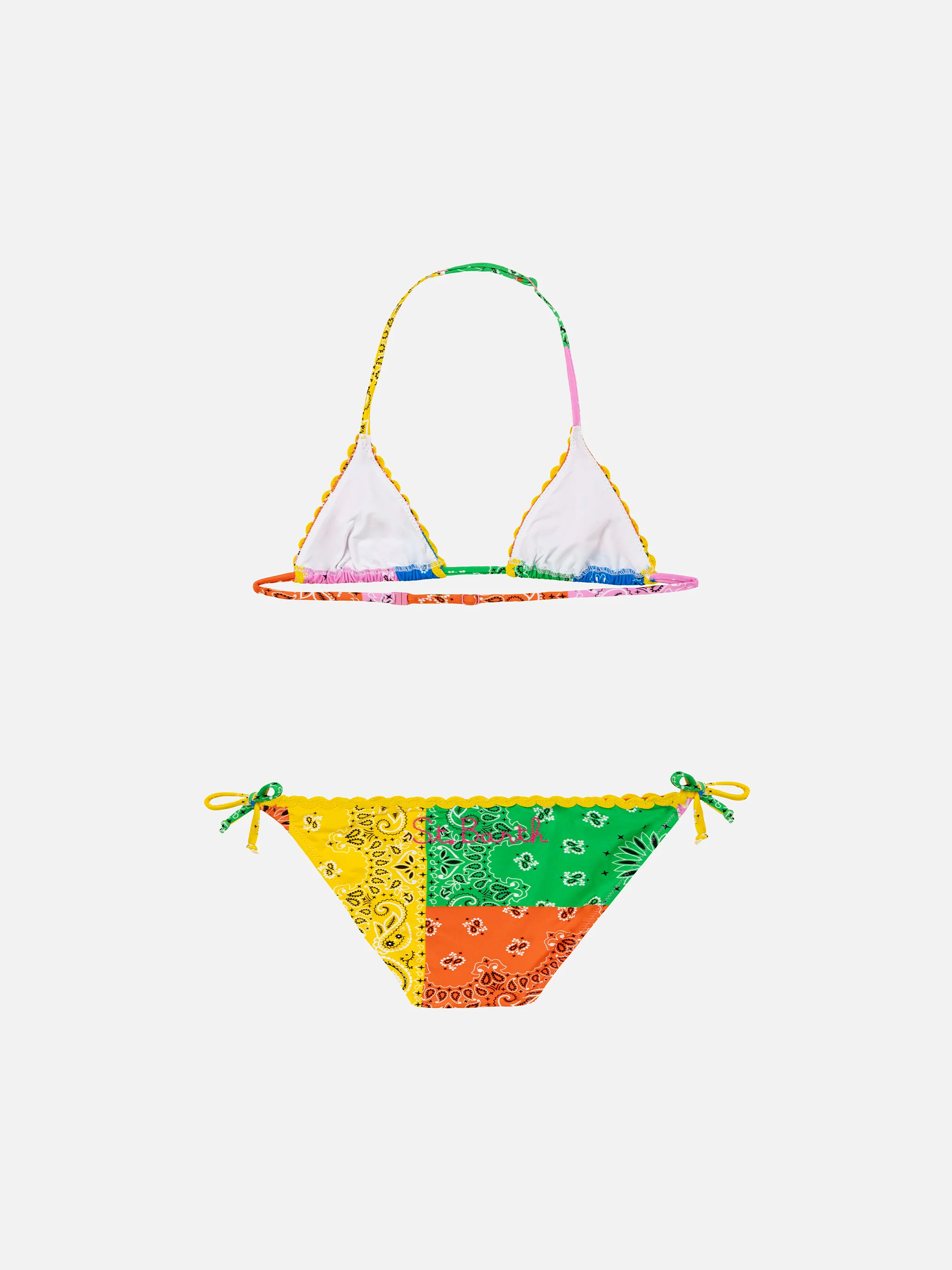 Girl bikini with bandanna print - Image 2