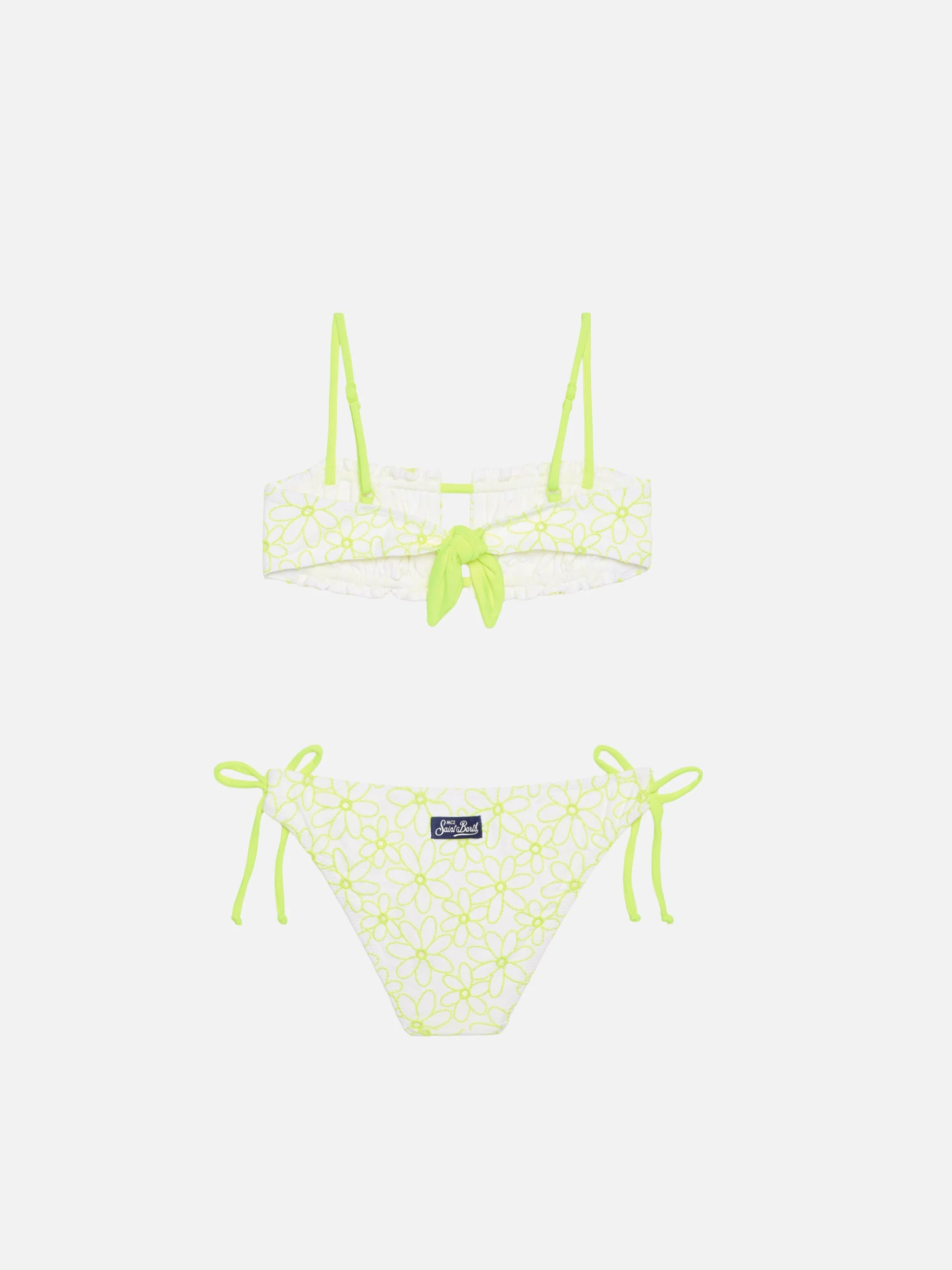 Girl bikini with daisy embroidery - Image 2