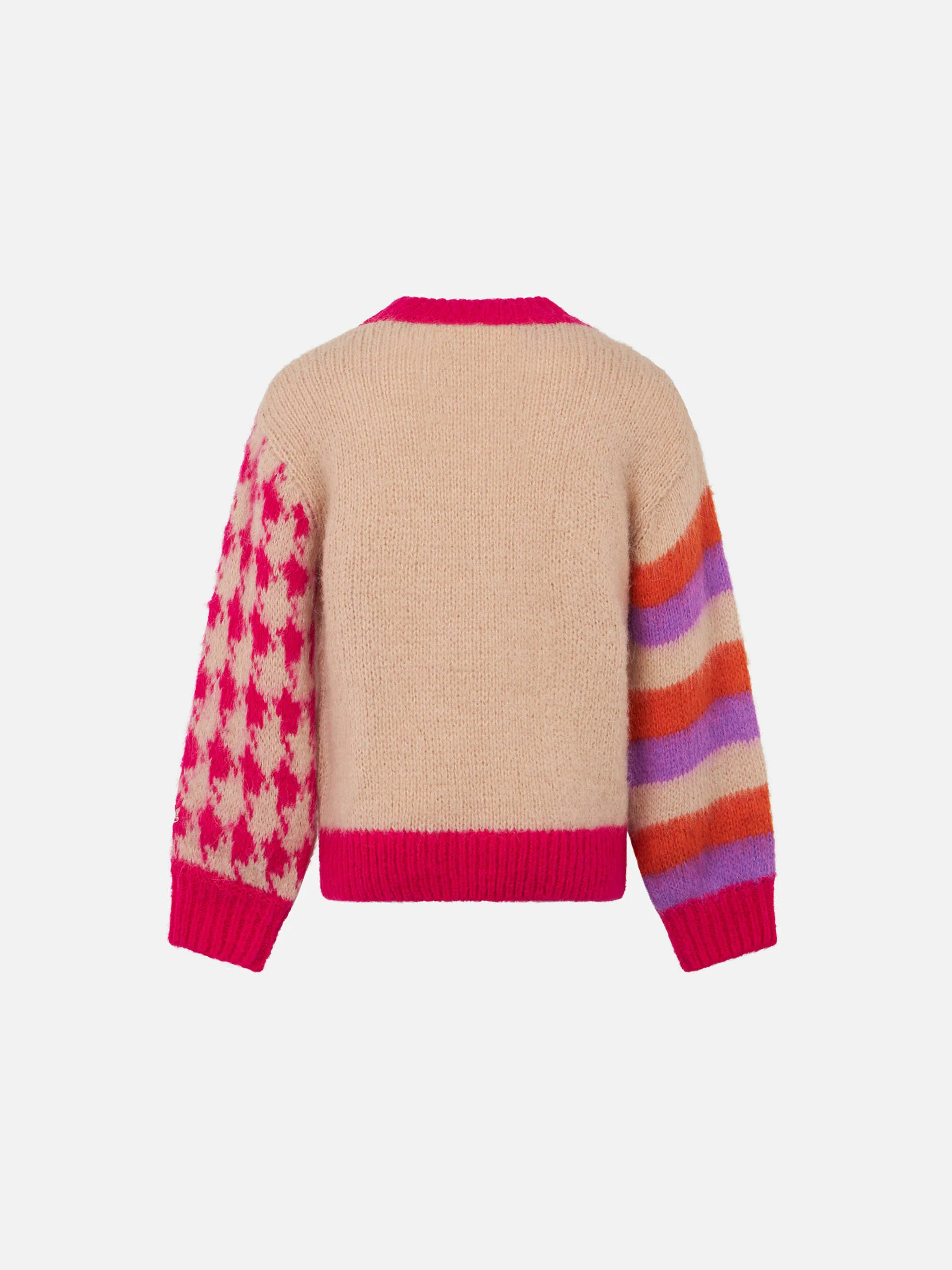 Girl boxy shape soft sweater with Ci penso... embroidery - Image 3