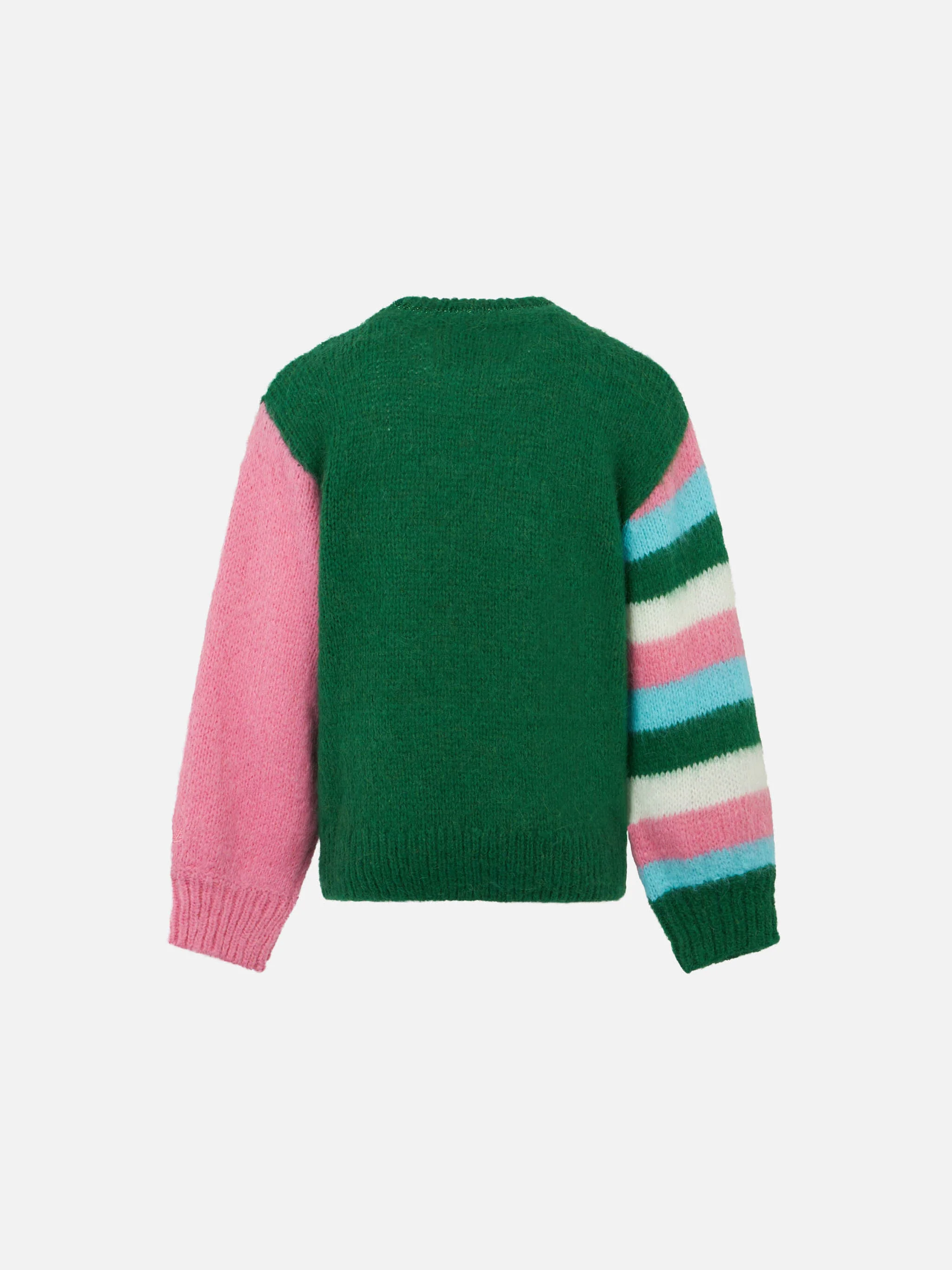 Girl boxy shape soft sweater with Comme Ci Comme Ça embroidery - Image 2