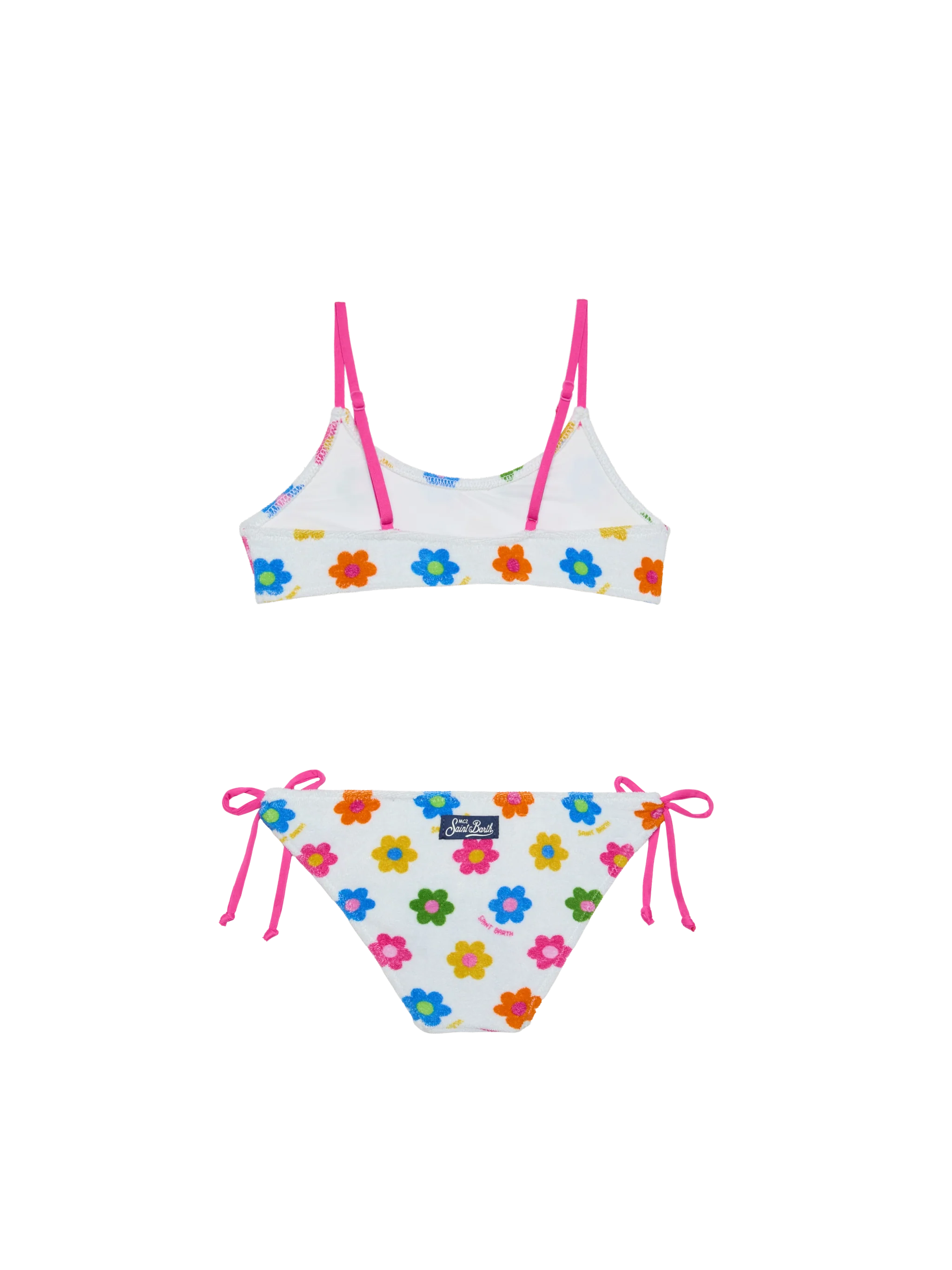 Girl bralette bikini with daisies - Image 2