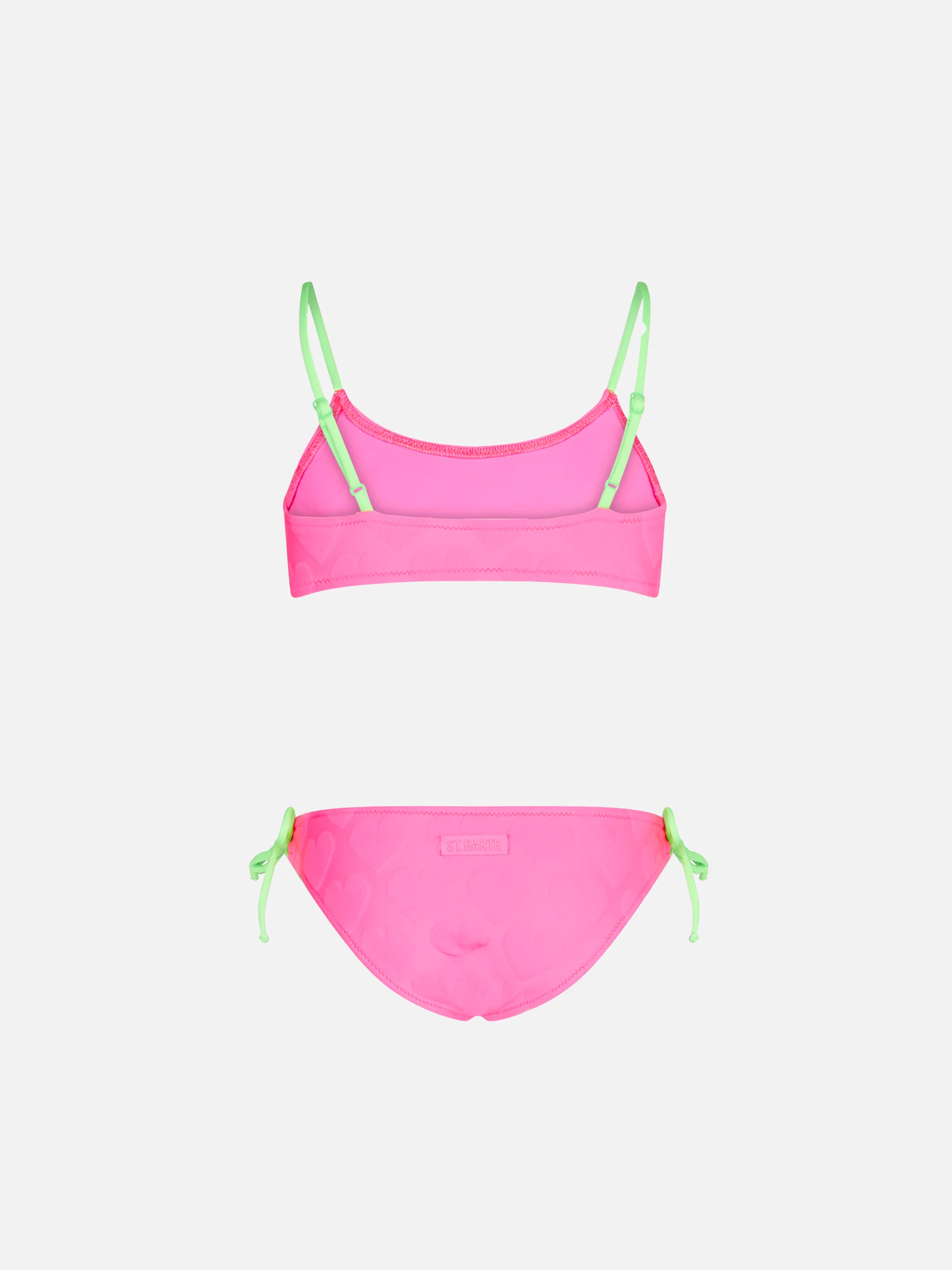 Girl bralette bikini with hearts - Image 2