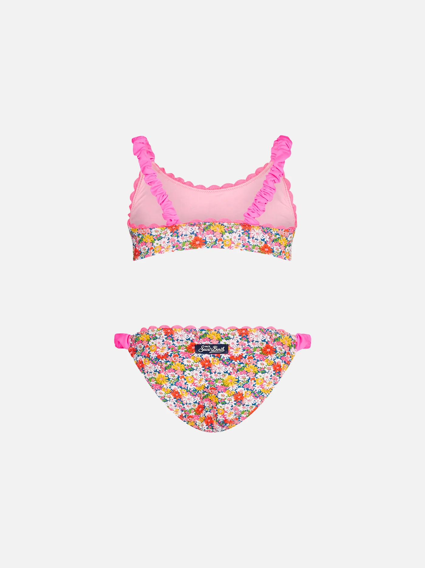 Girl bralette with Liberty flower print | Made with Liberty fabric - Image 2