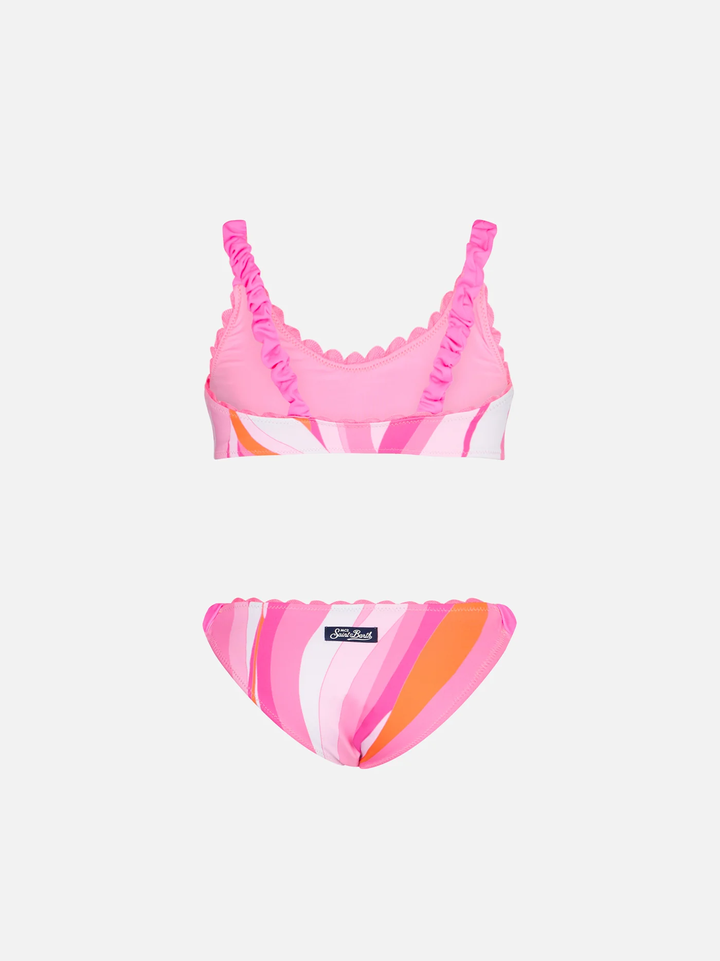 Girl bralette with wave print - Image 2