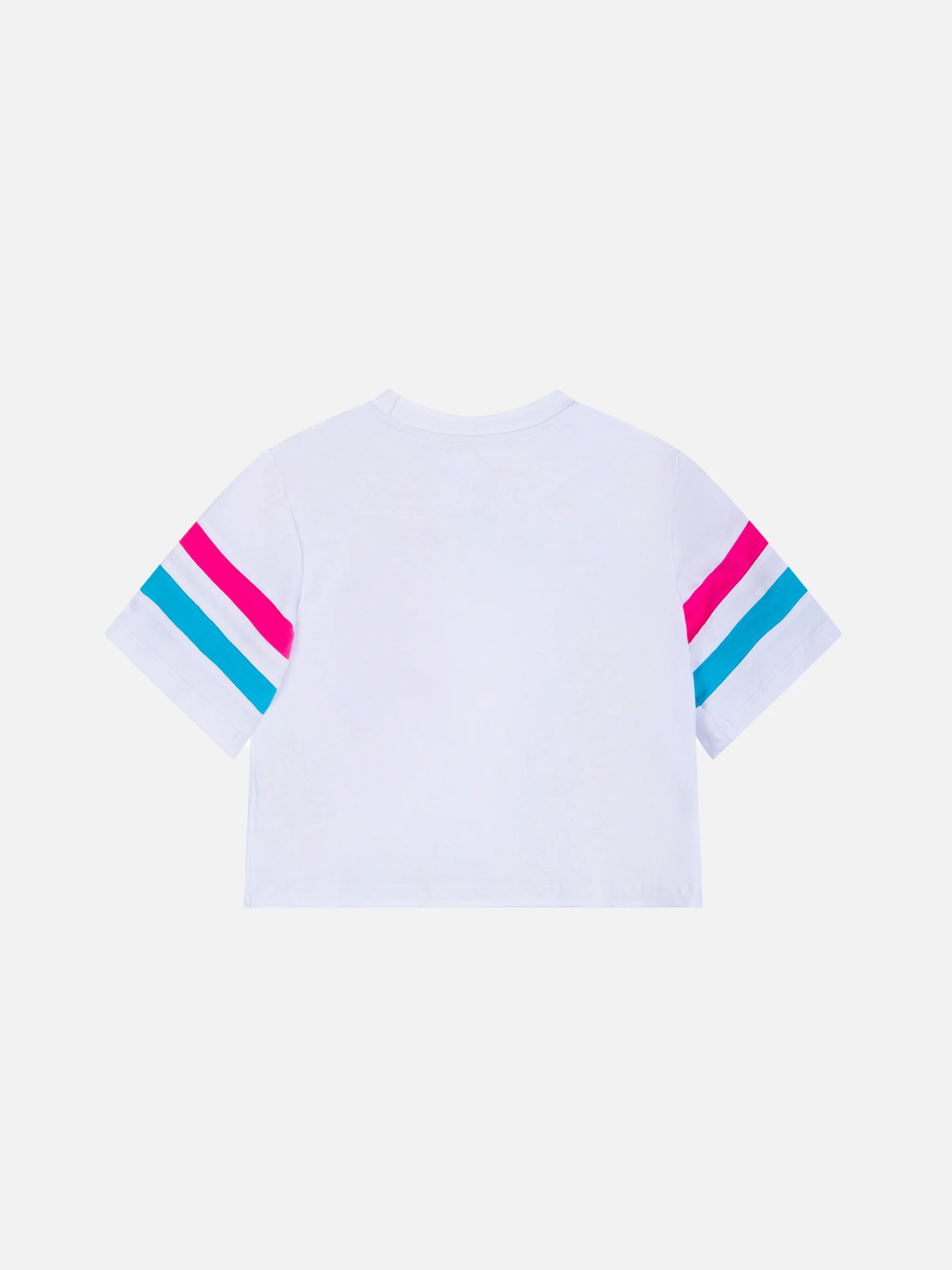 Girl cotton cropped t-shirt - Image 2