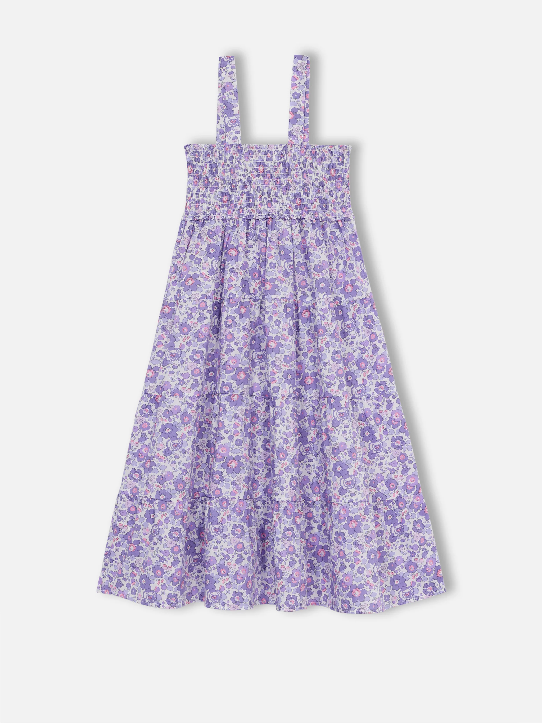 Girl cotton dress Jemine Jr with Betsy print | MADE WITH LIBERTY FABRIC - Image 2