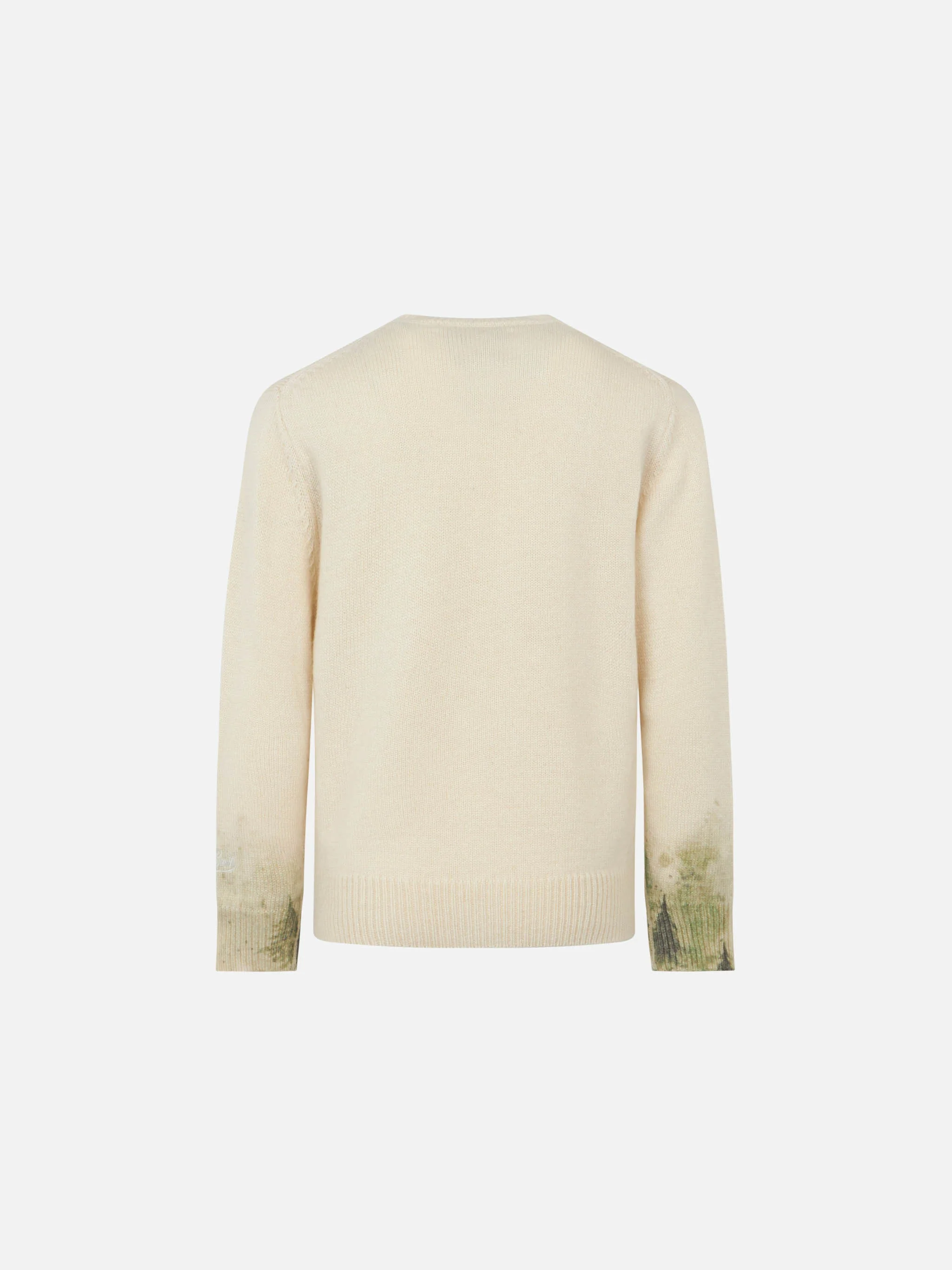Girl crewneck sweater with bunny print - Image 3