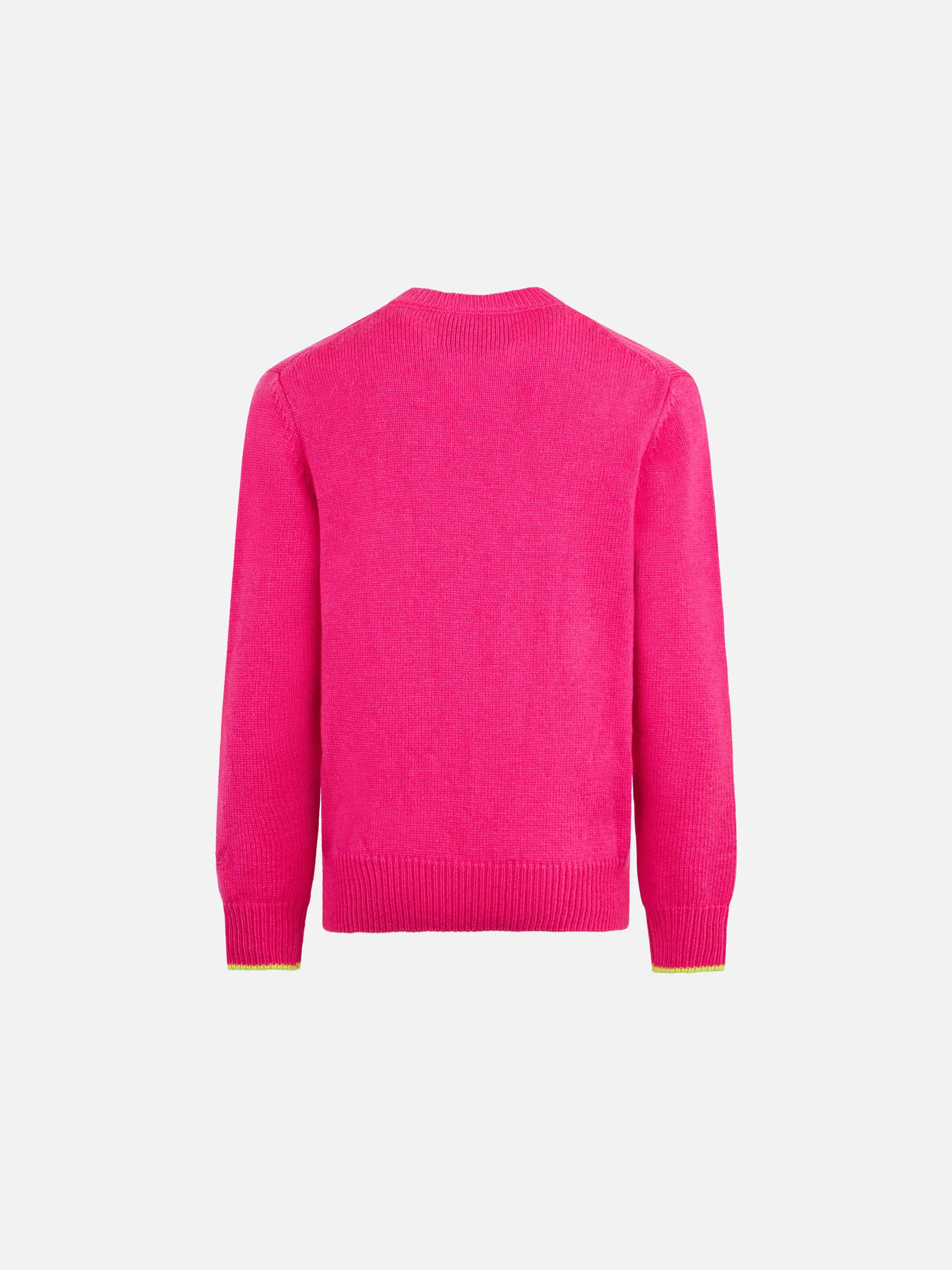 Girl crewneck sweater with My mom is Cool embroidery - Image 2