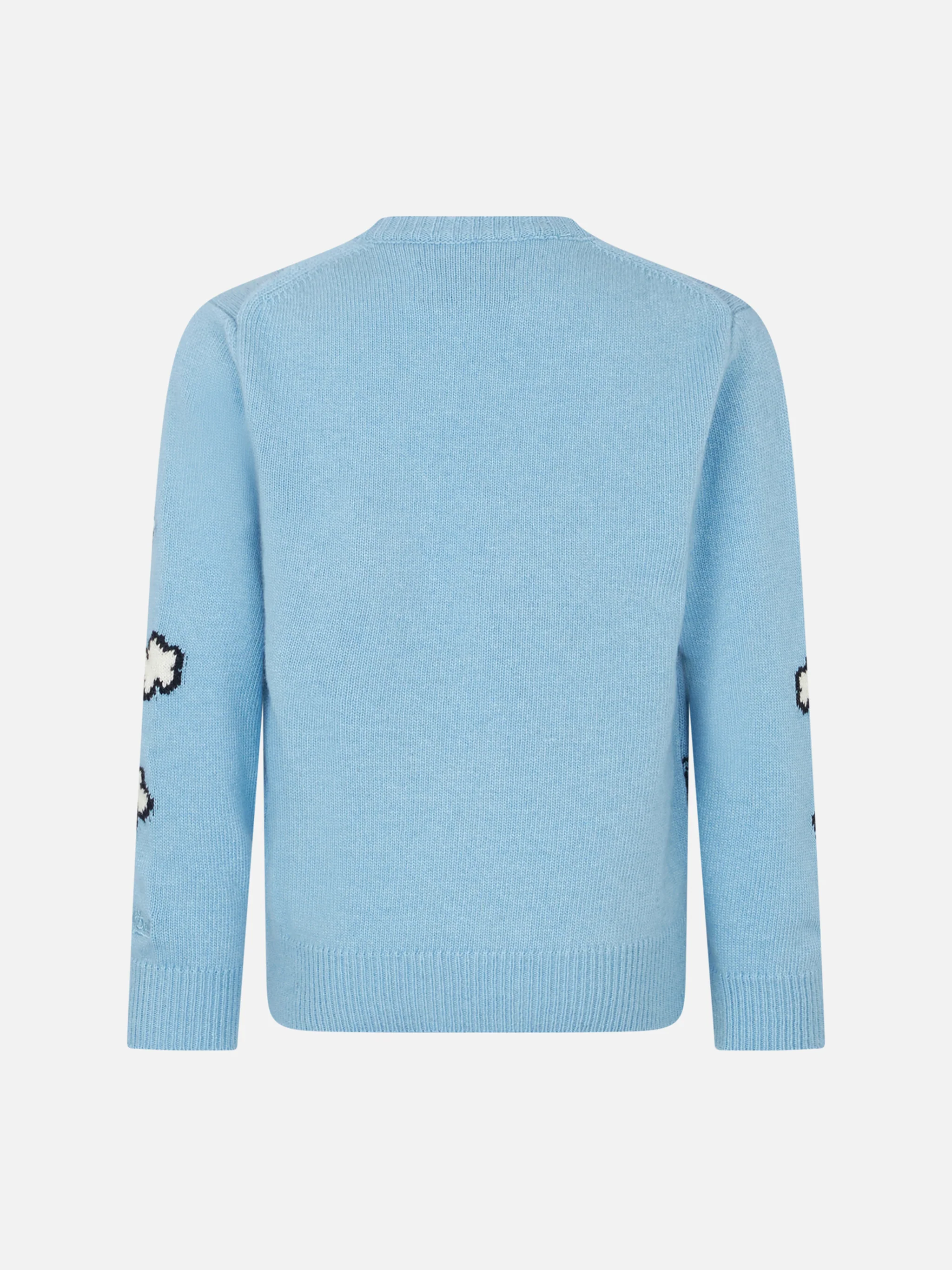 Girl crewneck sweater with New York postcard - Image 3