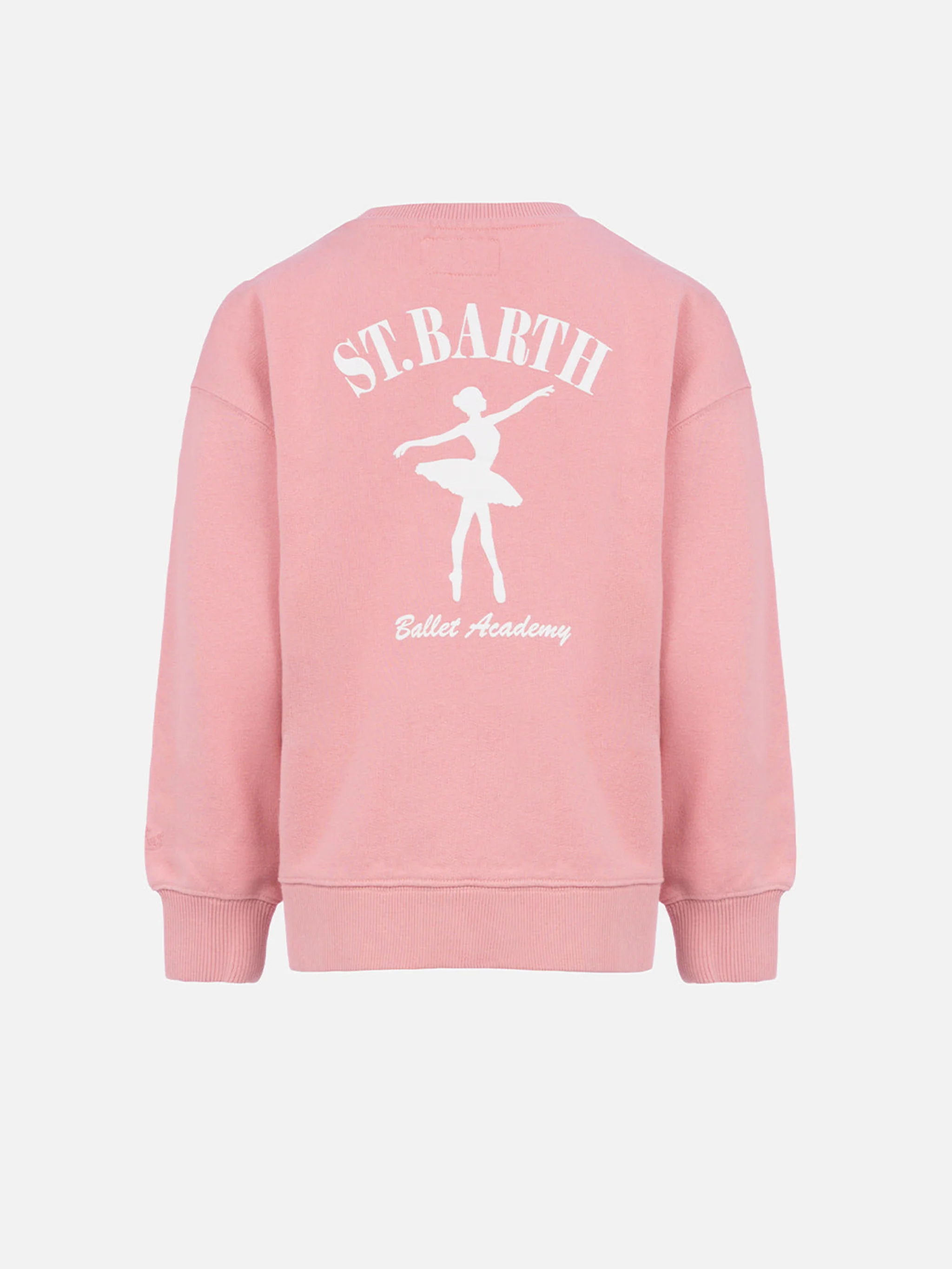 Girl crewneck sweatshirt Briony with St. Barth ballet academy print - Image 2