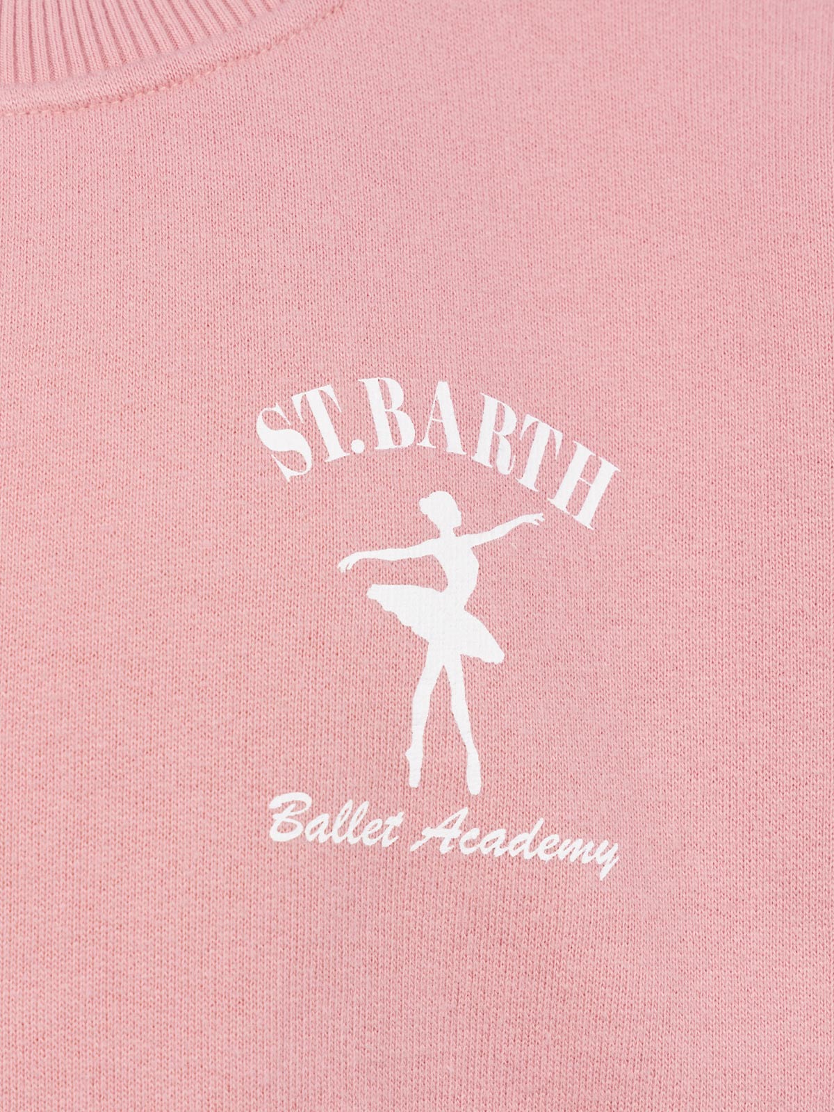 Girl crewneck sweatshirt Briony with St. Barth ballet academy print - Image 3