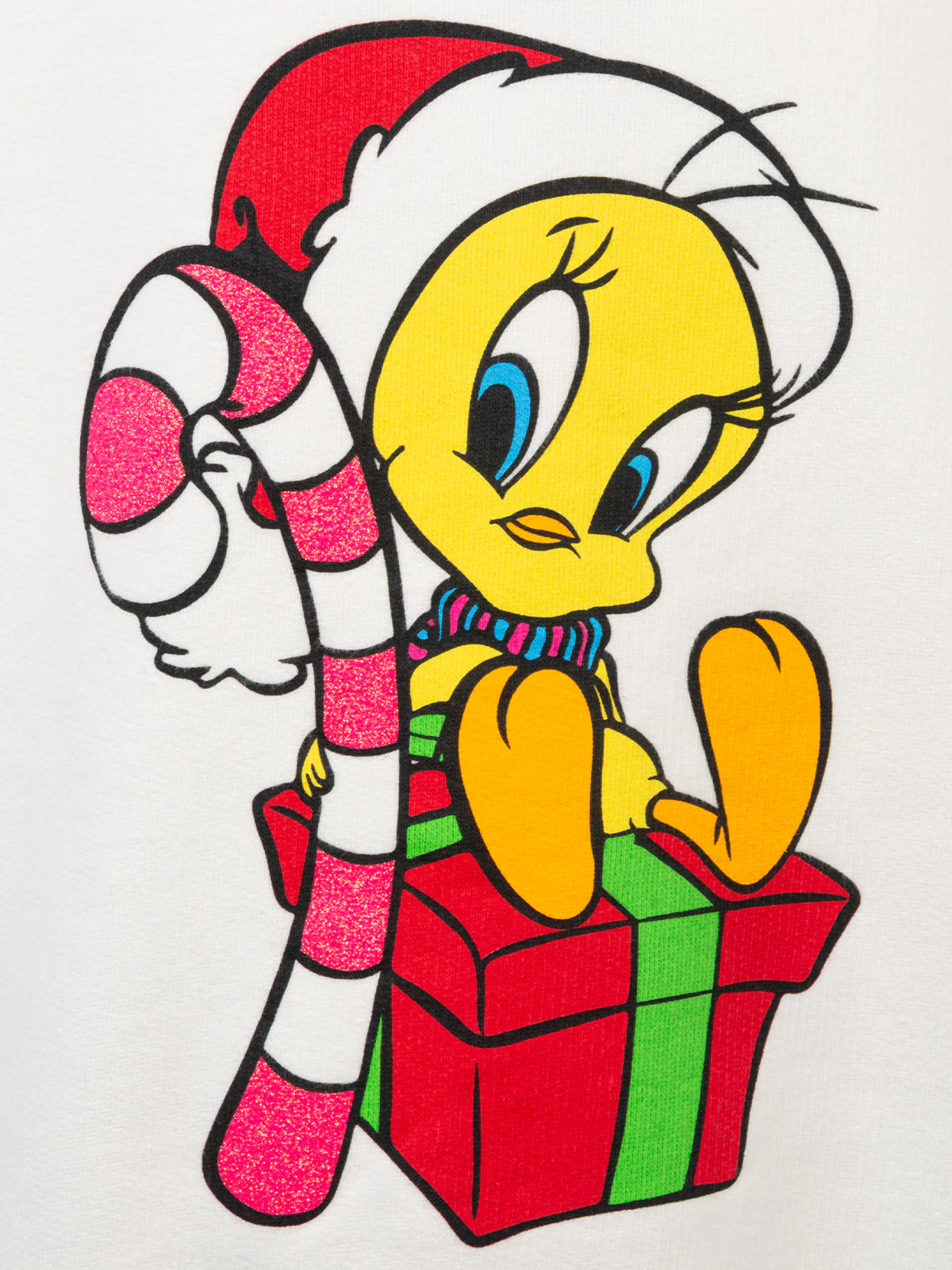 Girl crewneck sweatshirt Briony with Tweety print | WARNER BROS SPECIAL EDITION - Image 3