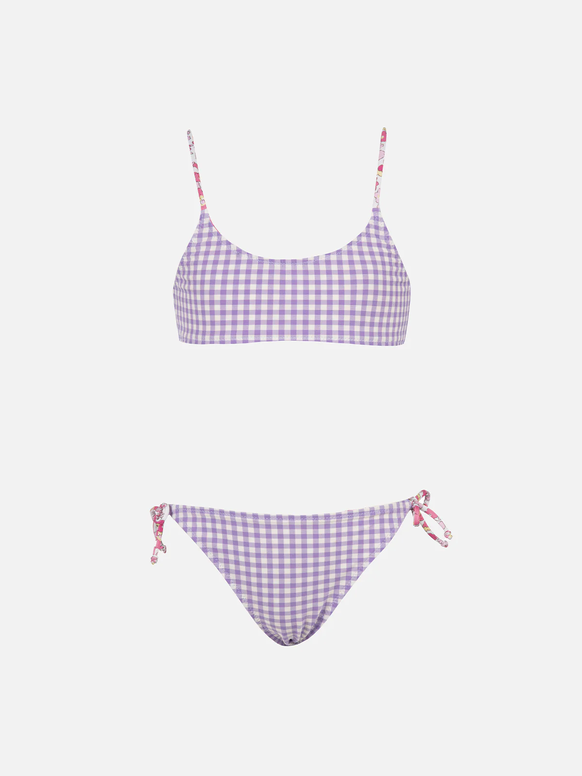 Girl double face bralette bikini Jaiden | MADE WITH LIBERTY FABRIC - Image 2