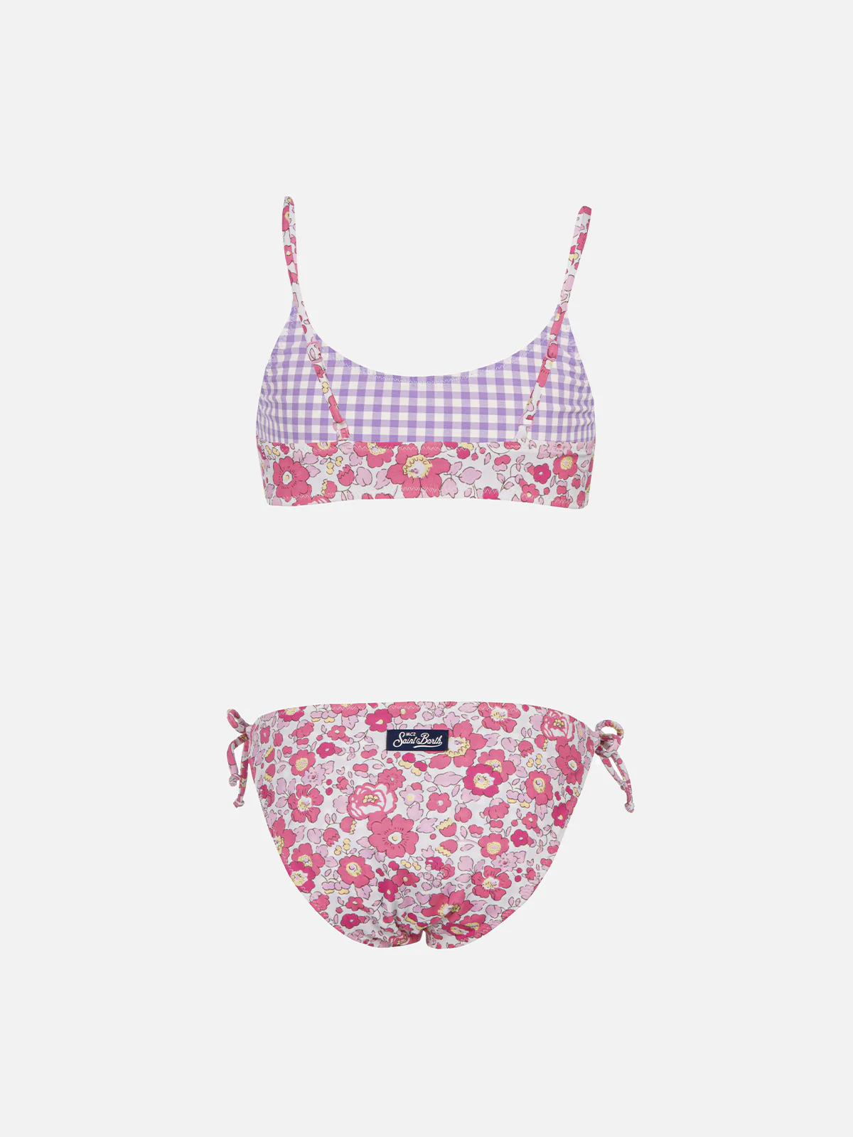 Girl double face bralette bikini Jaiden | MADE WITH LIBERTY FABRIC - Image 3