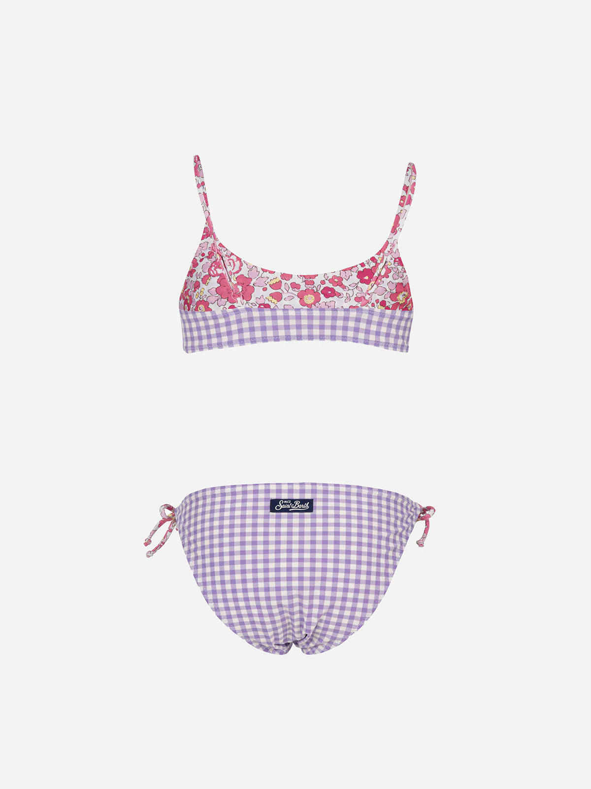Girl double face bralette bikini Jaiden | MADE WITH LIBERTY FABRIC - Image 4