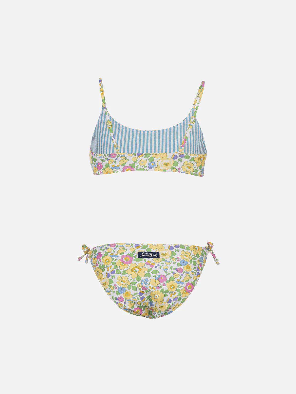 Girl double face bralette bikini Jaiden with Betsy print  | MADE WITH LIBERTY FABRIC - Image 2