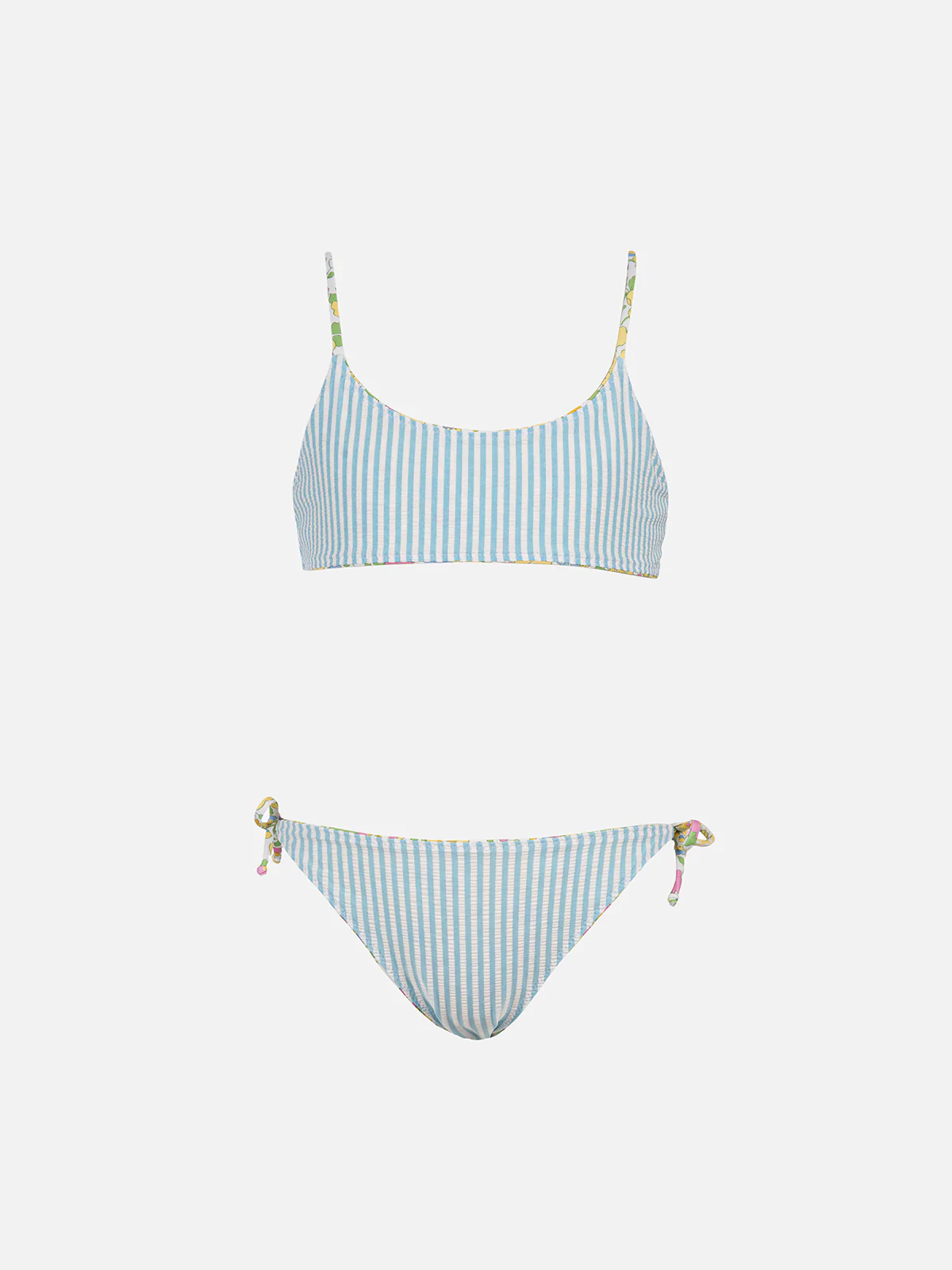 Girl double face bralette bikini Jaiden with Betsy print  | MADE WITH LIBERTY FABRIC - Image 3