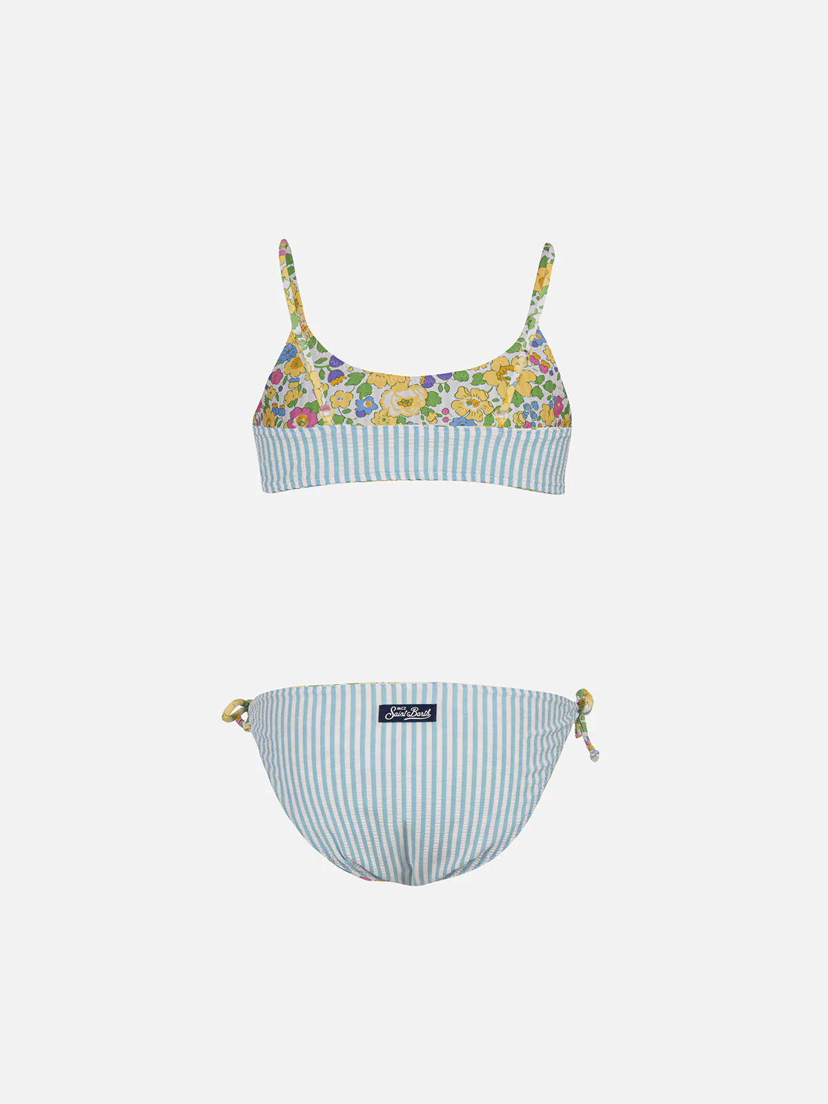 Girl double face bralette bikini Jaiden with Betsy print  | MADE WITH LIBERTY FABRIC - Image 4