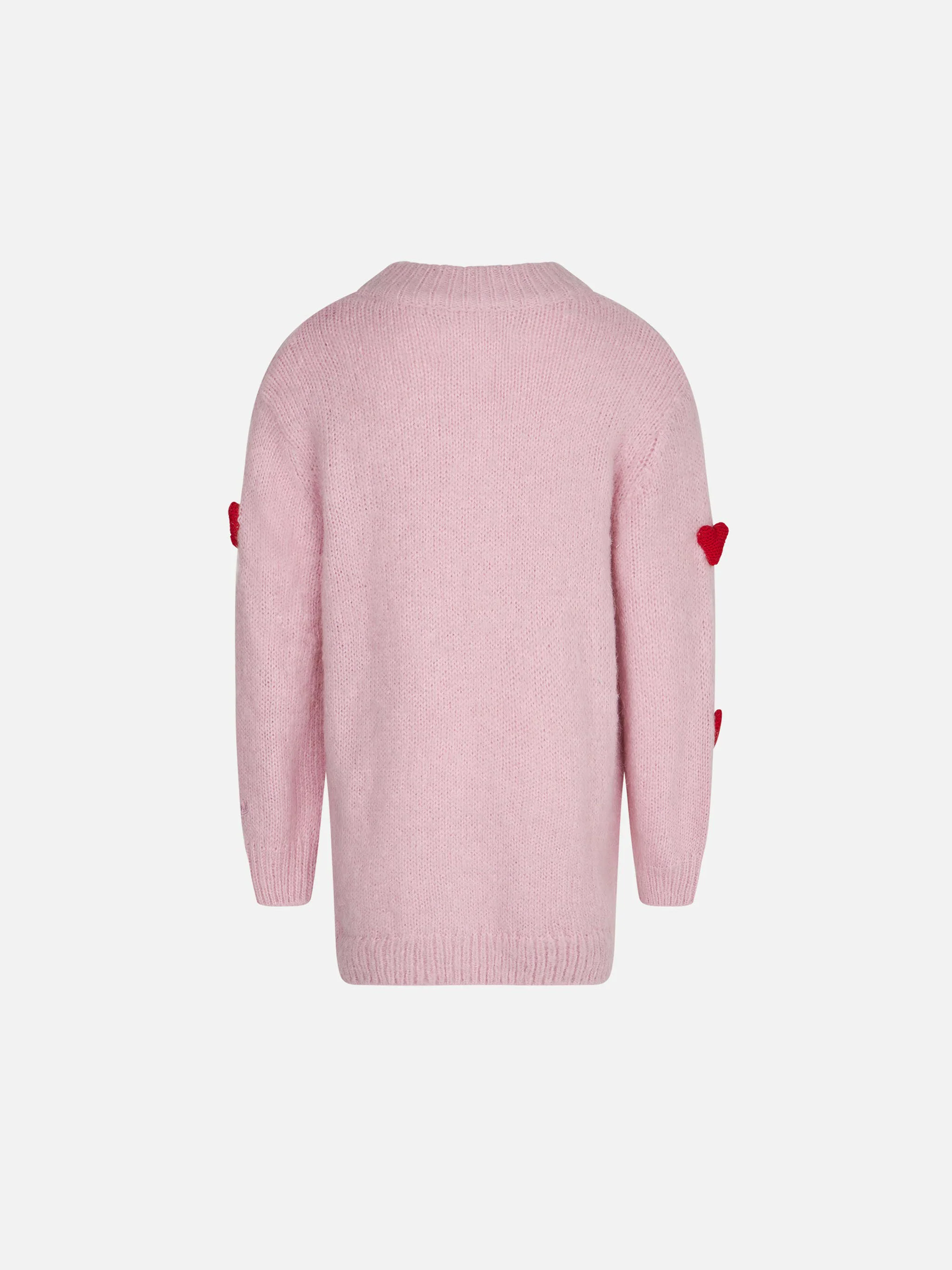 Girl half-turtleneck knitted dress - Image 3