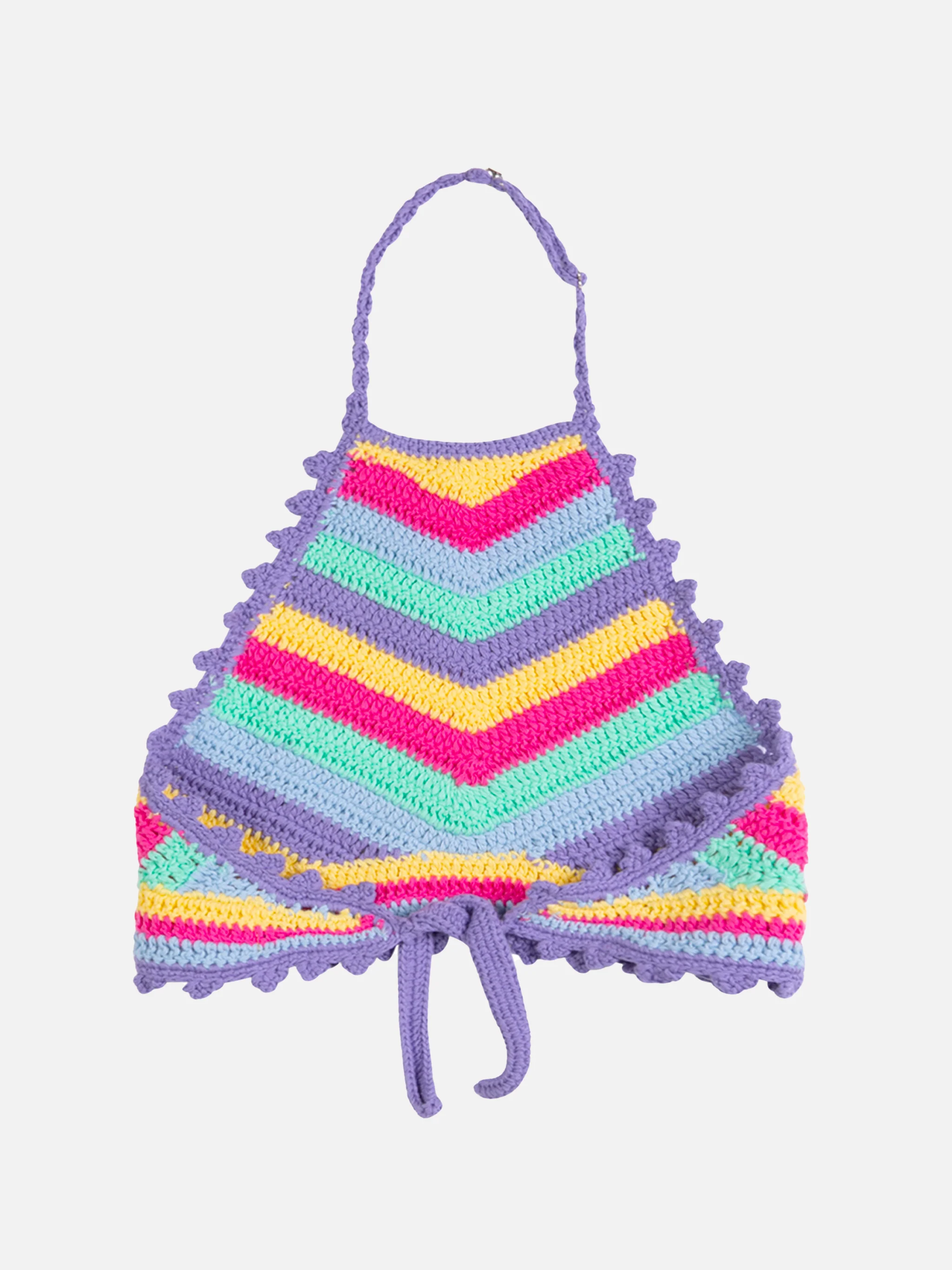 Girl halterneck crochet top - Image 2