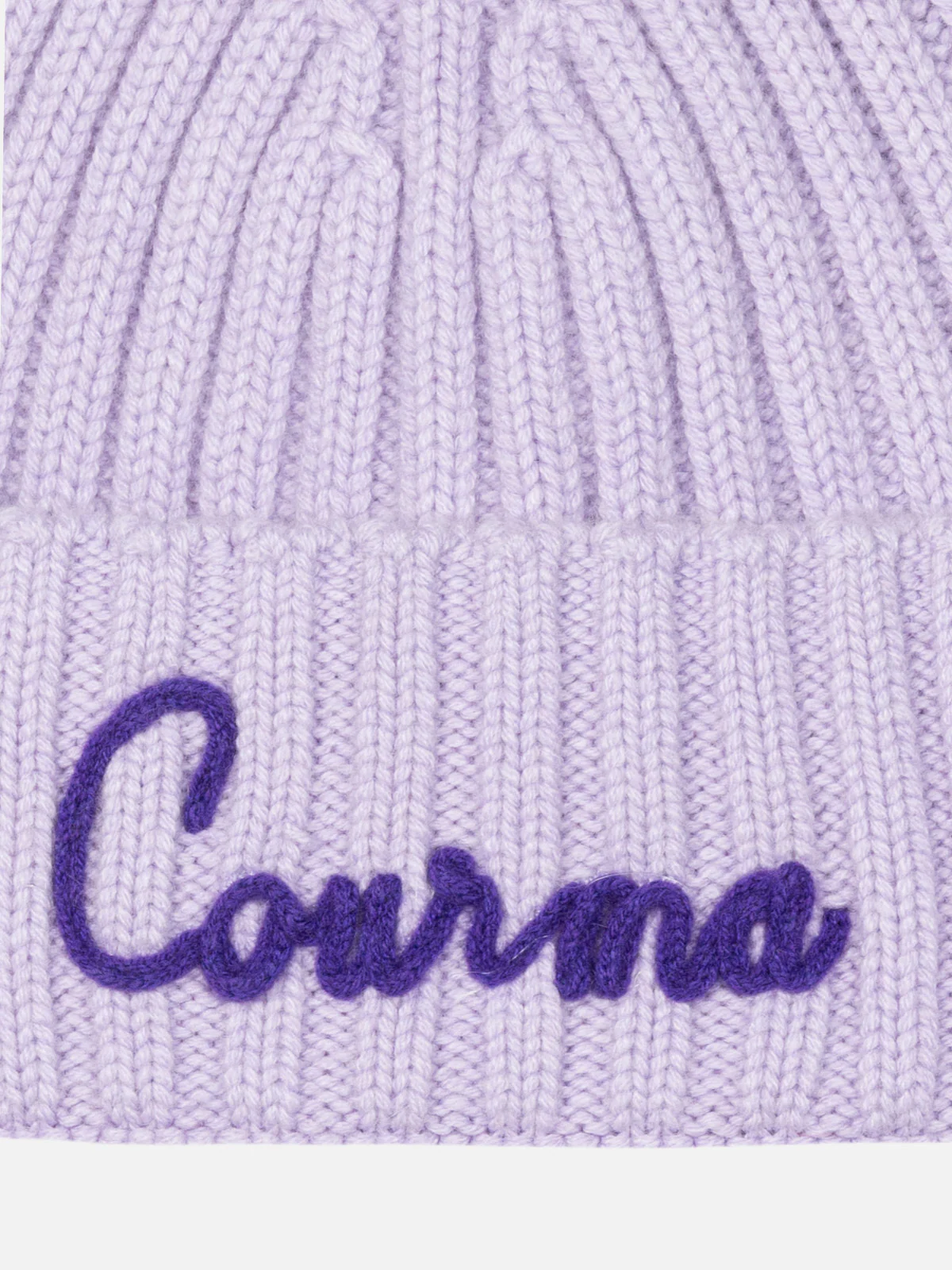 Girl lilac hat Wengen with Courma embroidery - Image 3