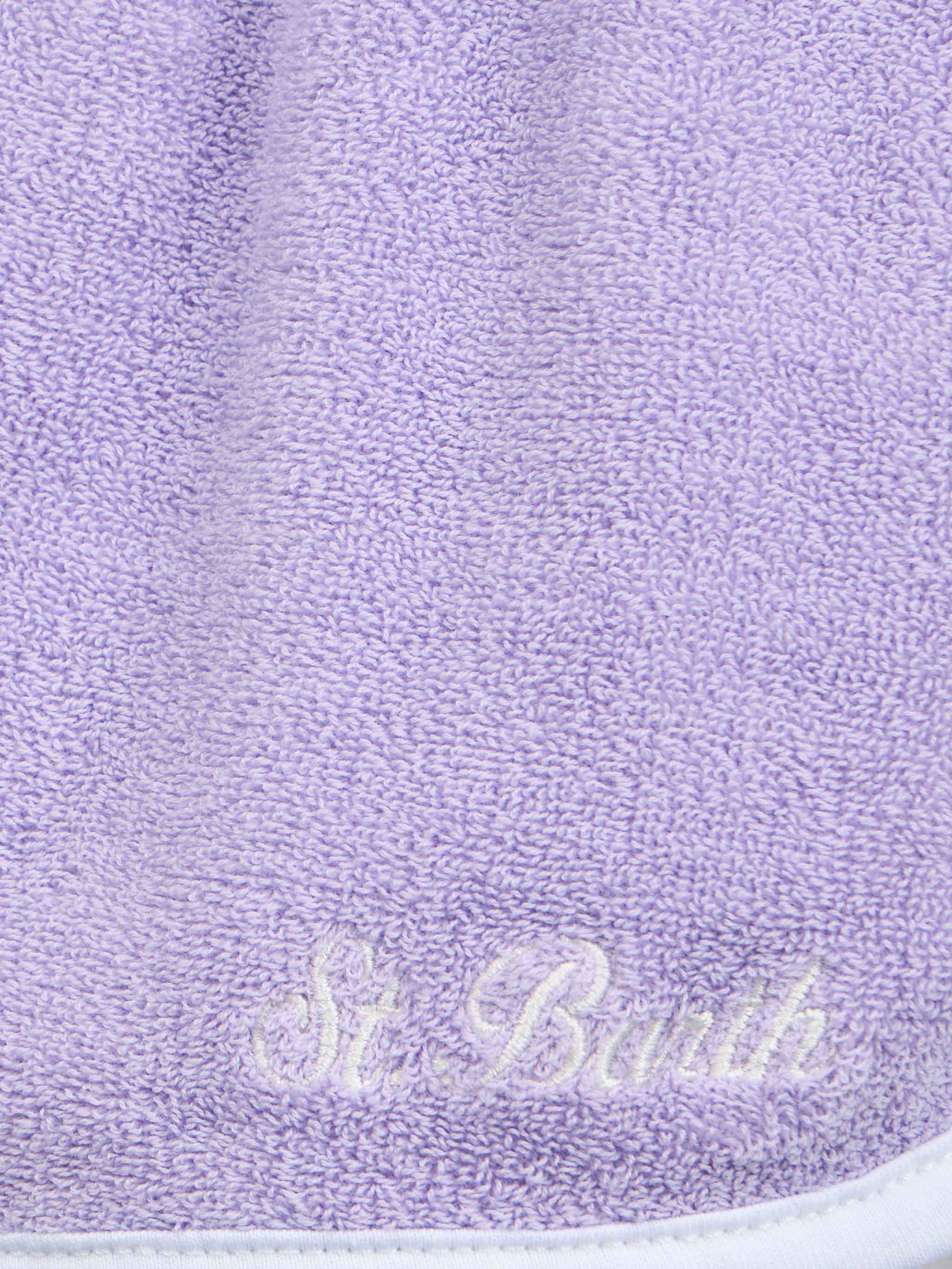Girl lilac terry pull up shorts Curly - Image 3