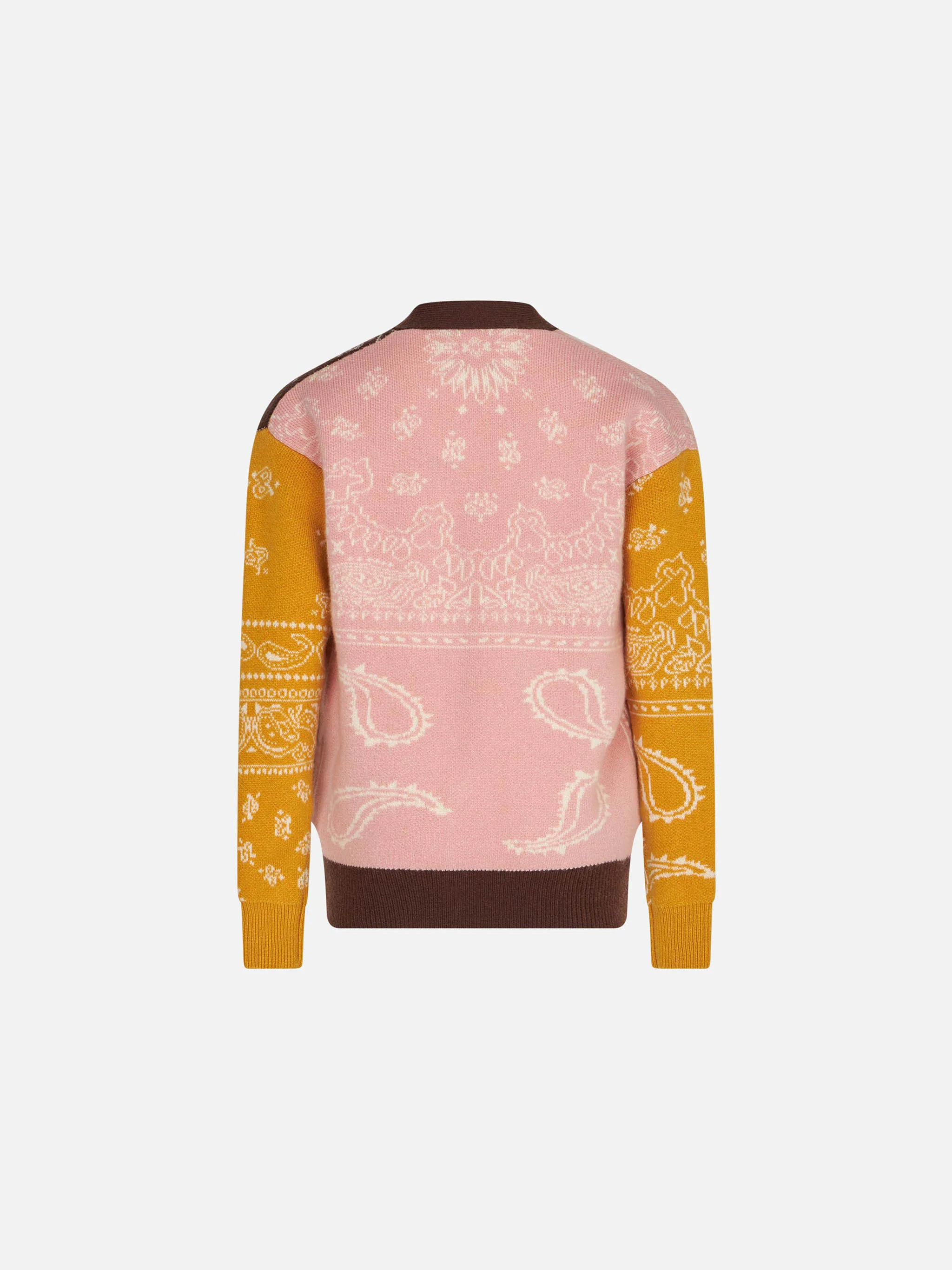 Girl long cardigan with bandanna print - Image 2