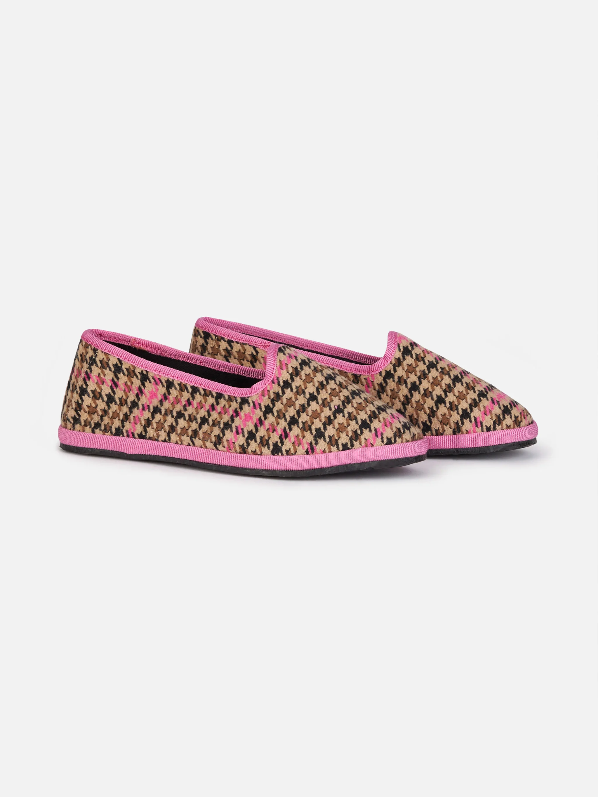 Girl pied de poule slipper loafers | MY CHALOM SPECIAL EDITION - Image 2