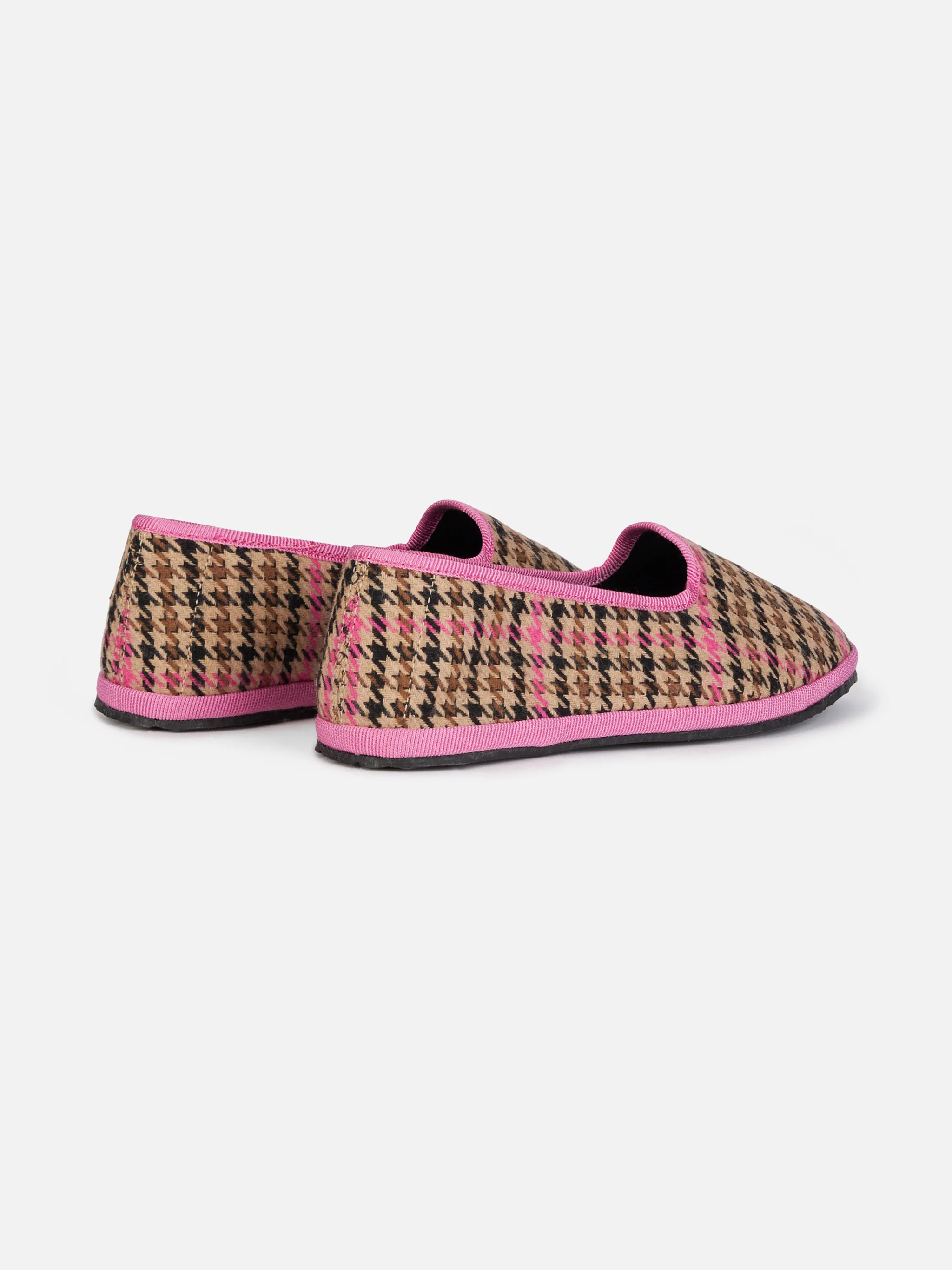 Girl pied de poule slipper loafers | MY CHALOM SPECIAL EDITION - Image 3