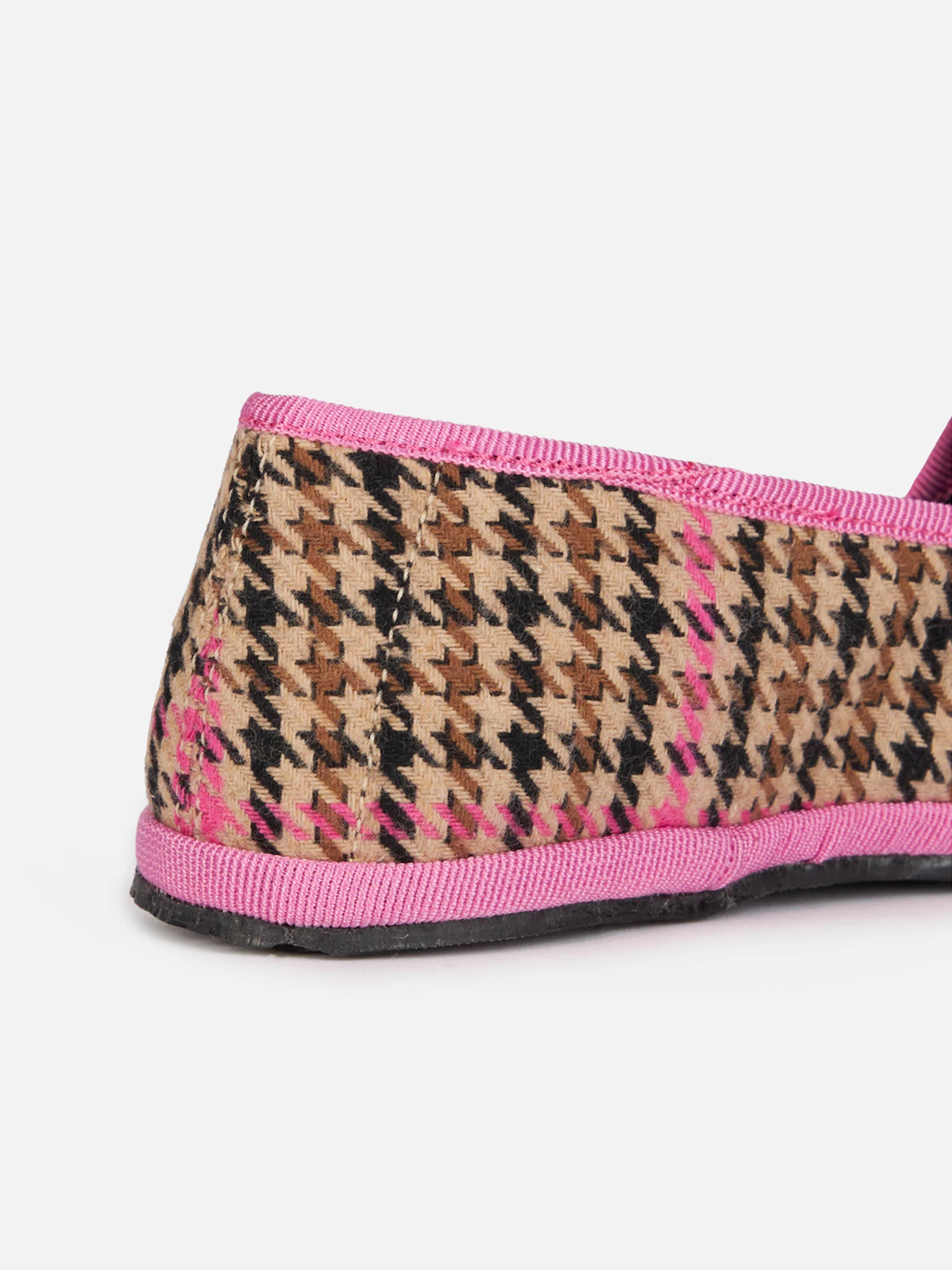 Girl pied de poule slipper loafers | MY CHALOM SPECIAL EDITION - Image 4