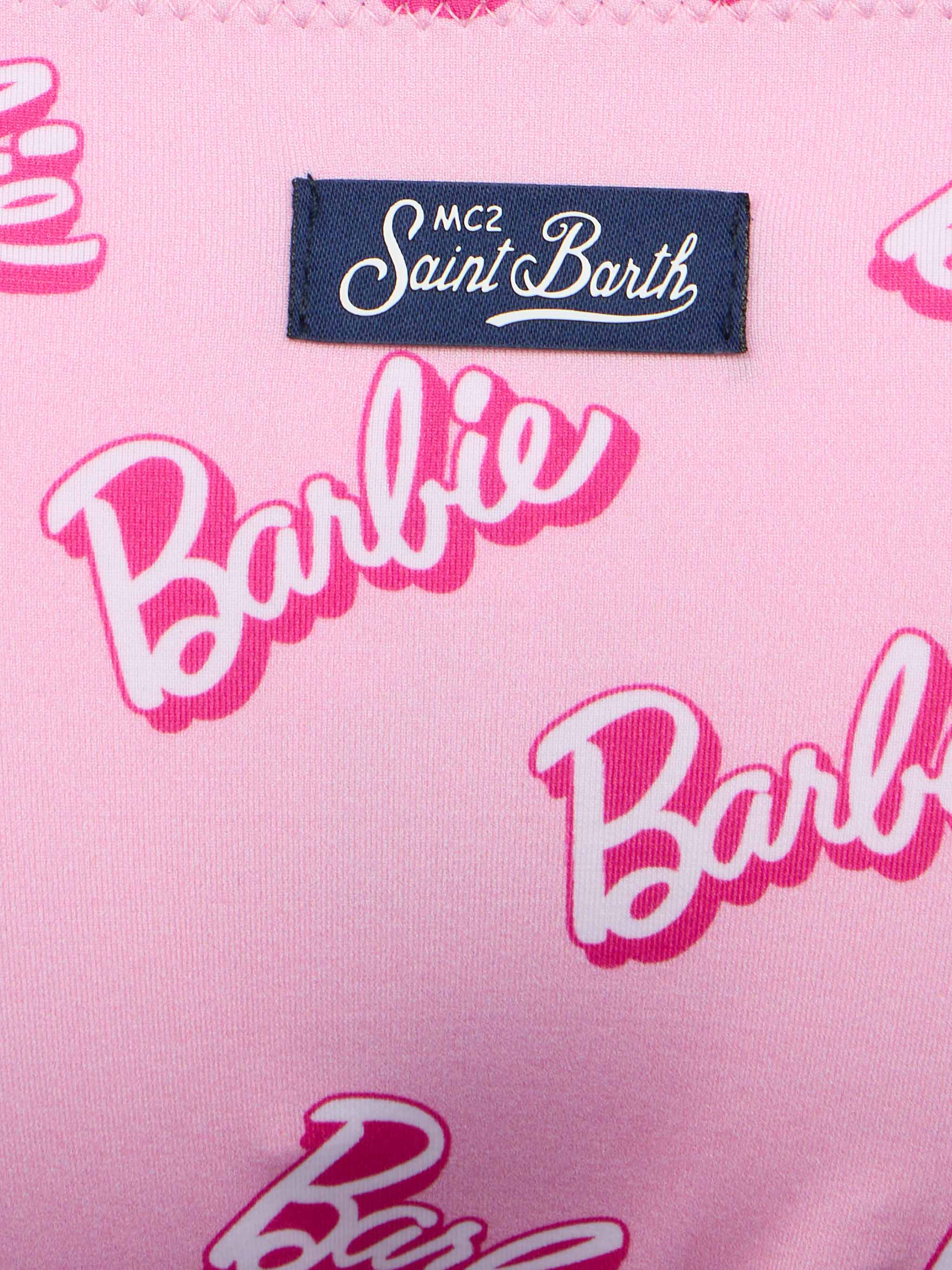 Girl pink bralette bikini Jaiden with Barbie logo print| BARBIE SPECIAL EDITION - Image 3