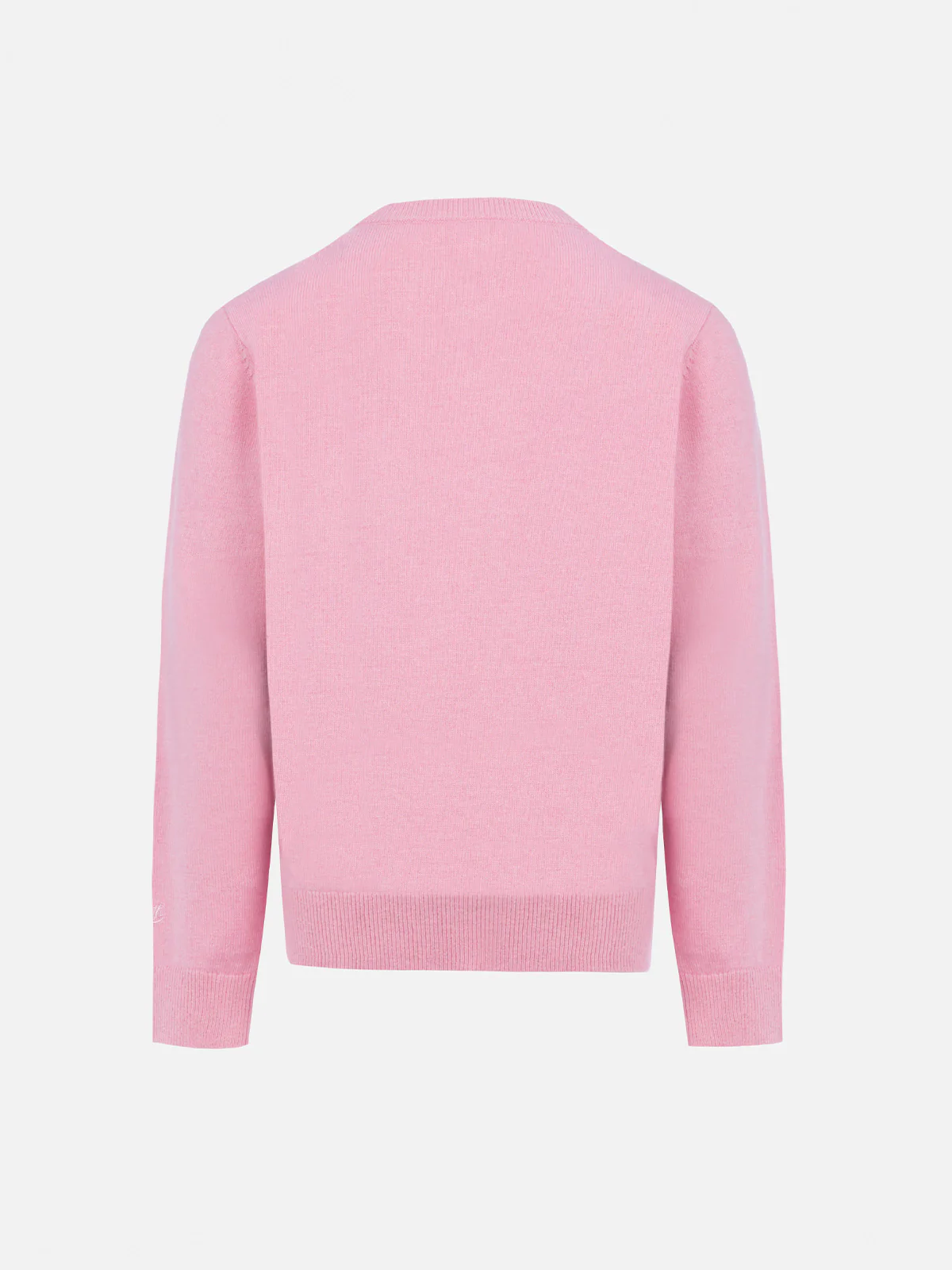 Girl pink crewneck sweater Princess with Courma postcard print - Image 2