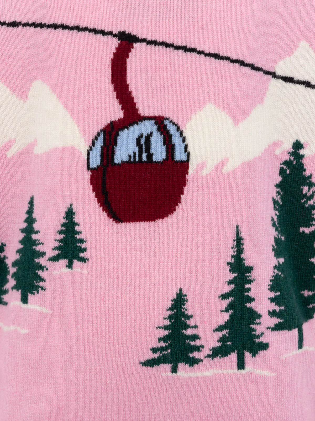 Girl pink crewneck sweater Princess with Courma postcard print - Image 3