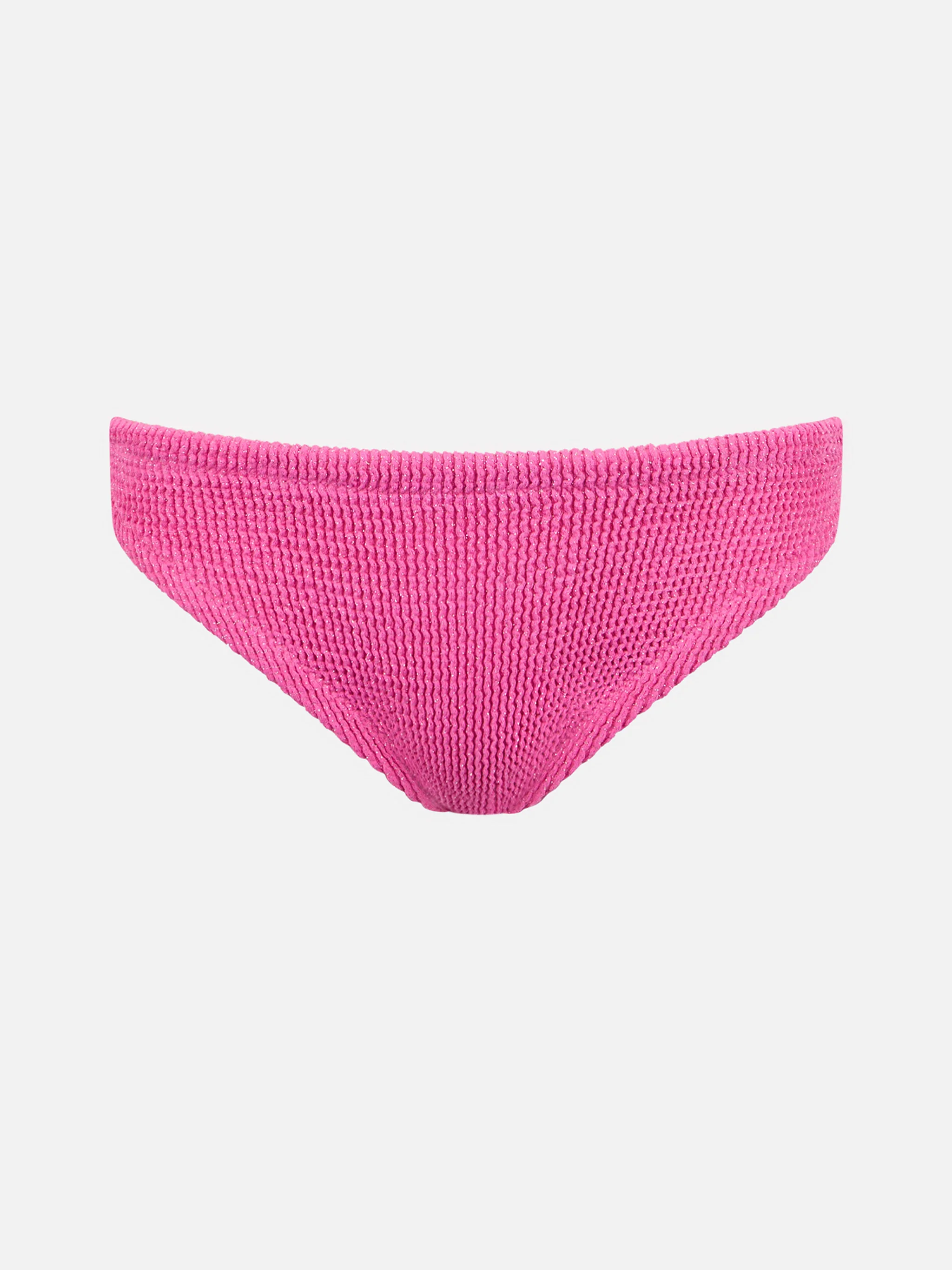 Girl pink crinkle swim briefs Madame with bow - Image 2