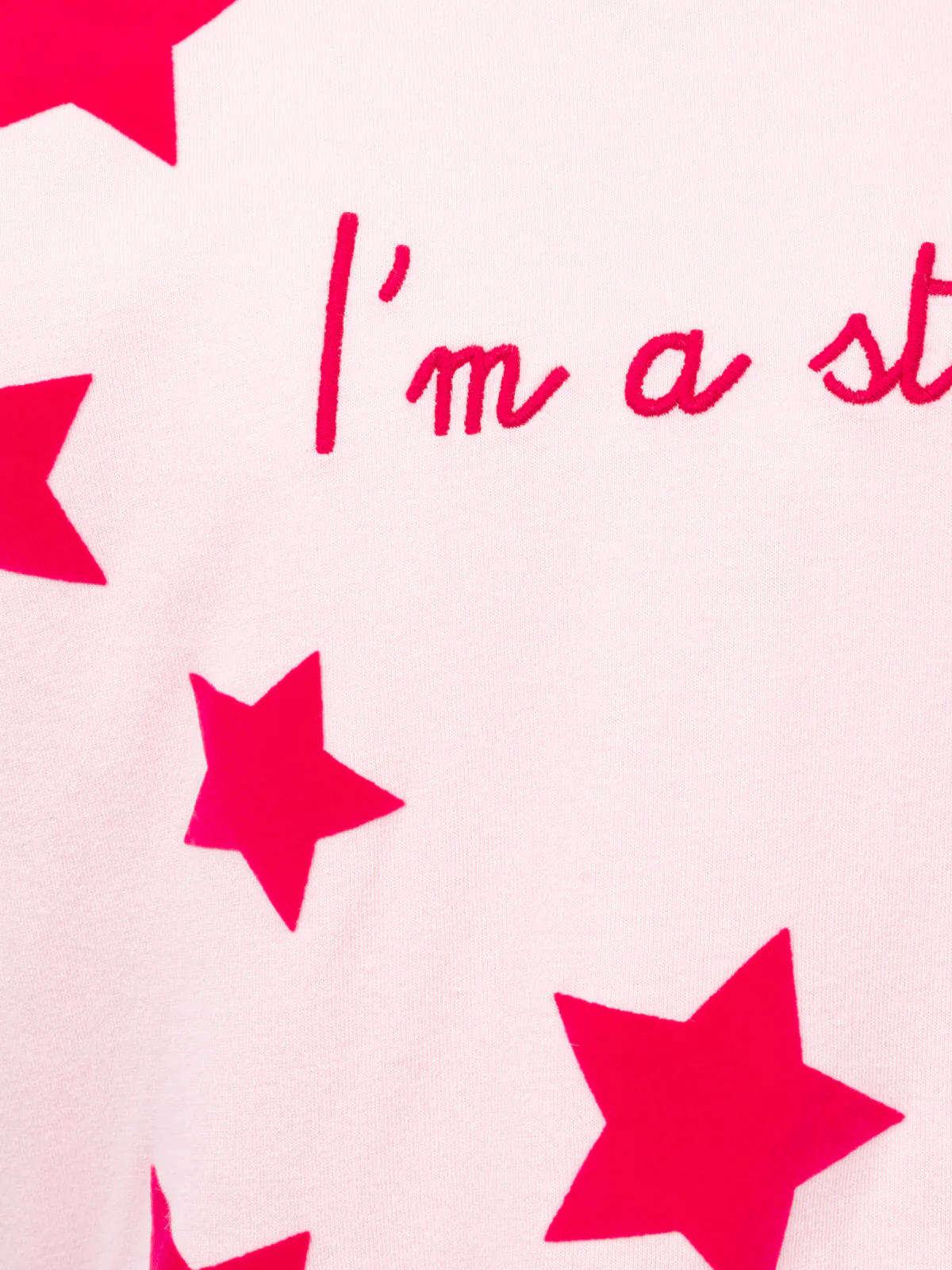 Penny pink t-shirt with I am a star embroidery - Image 3