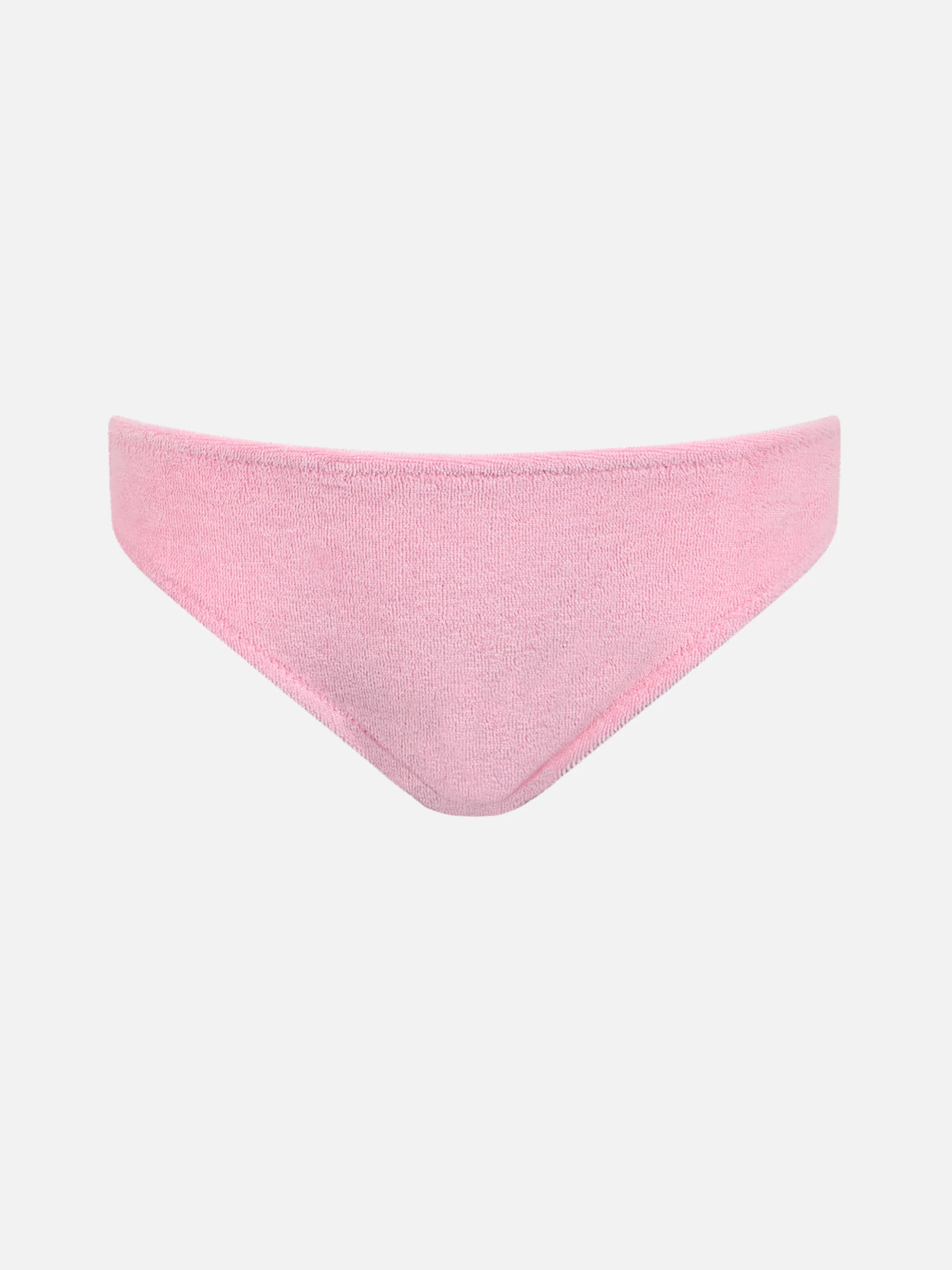 Girl pink terry swim briefs Madame with bow - Image 2