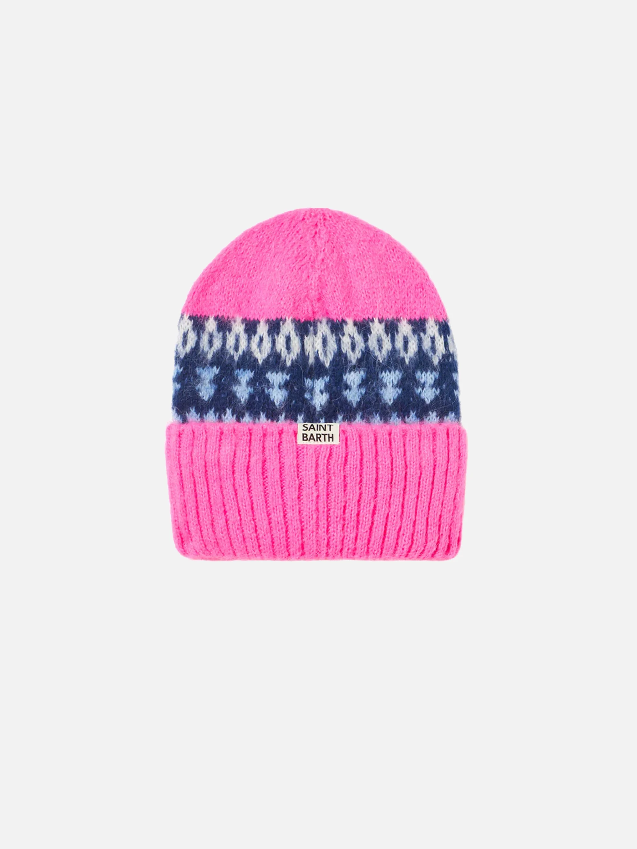 Girl soft beanie with nordic jacquard - Image 2