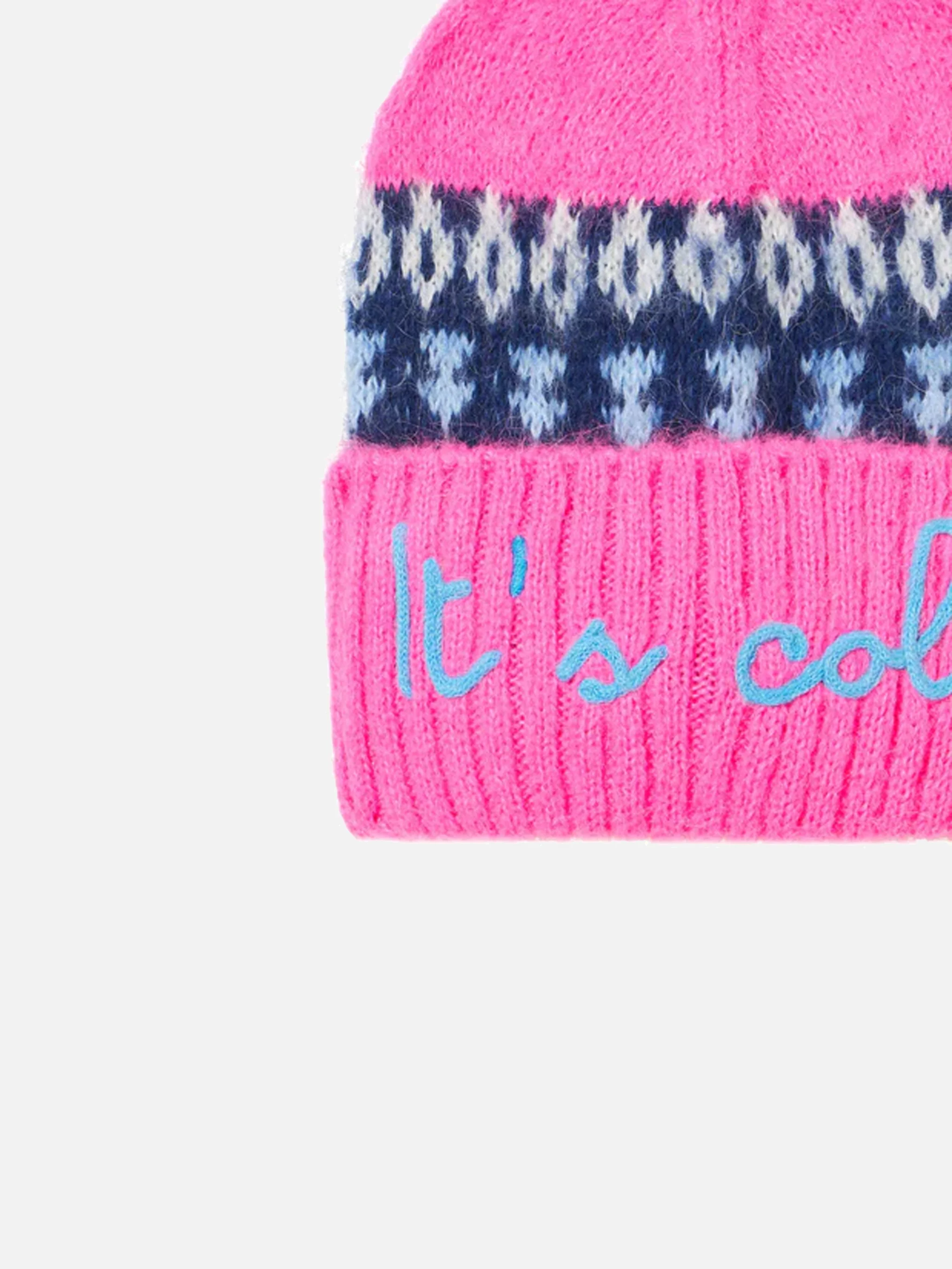 Girl soft beanie with nordic jacquard - Image 3