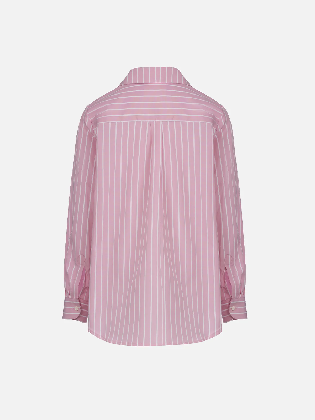 Girl striped print cotton over shirt Mini Brigitte - Image 2