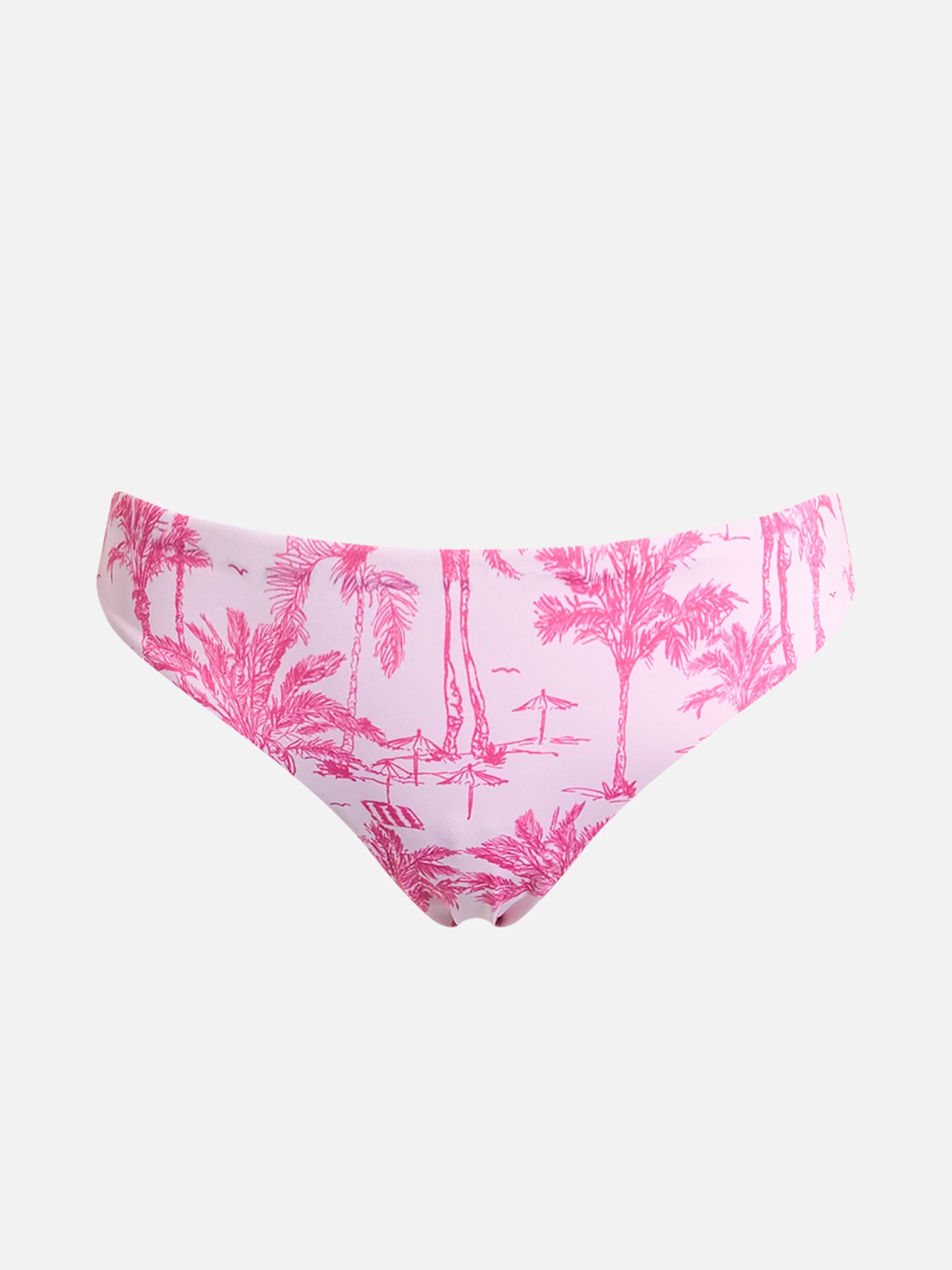 Girl swim briefs Madame with bow and toile de jouy print - Image 2