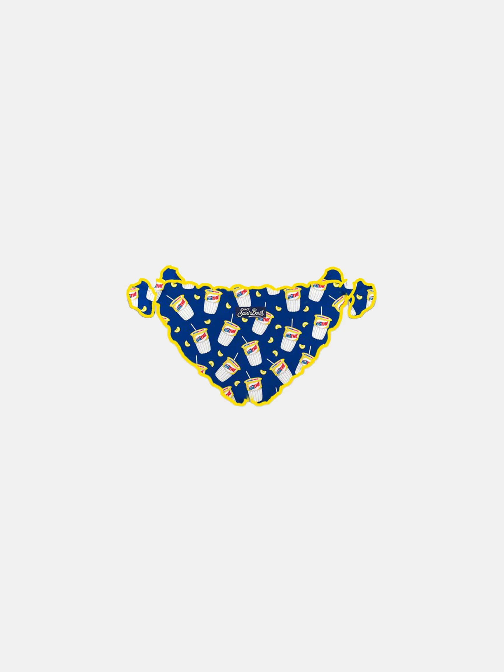 Girl swim briefs with Estathé print | Estathé® Special Edition - Image 2