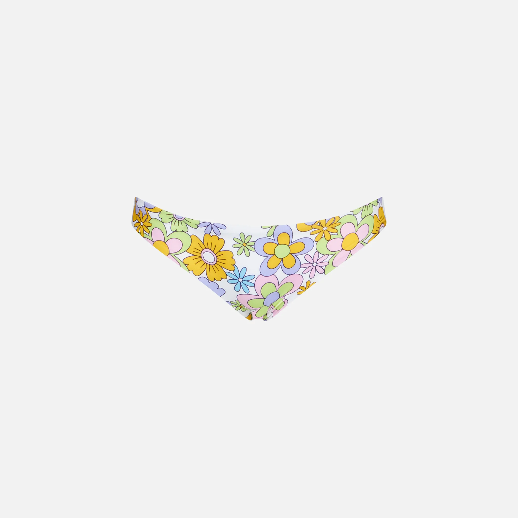 Girl swim briefs with flower print - Image 2