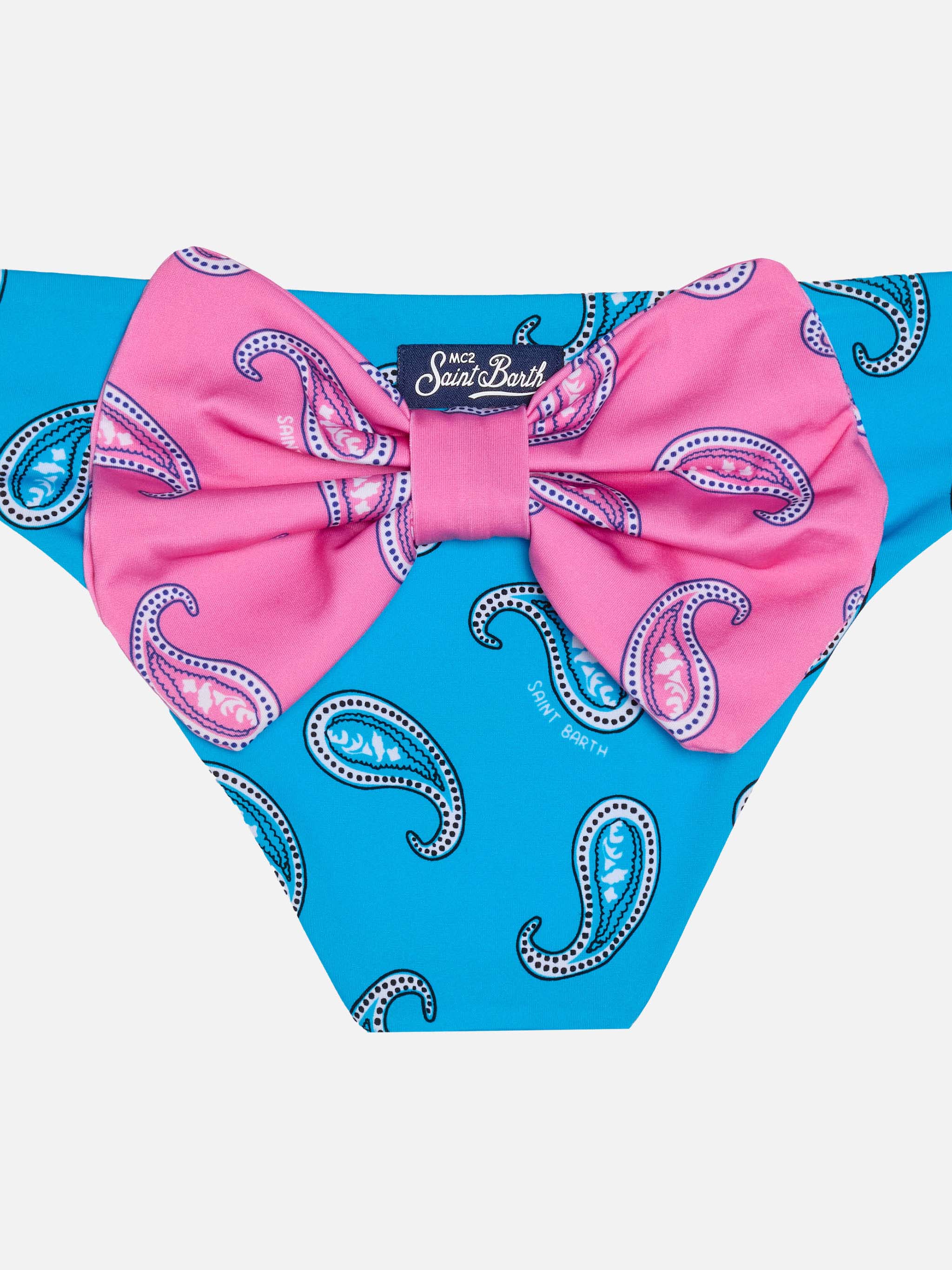 Girl swim briefs with paisley print - Image 3